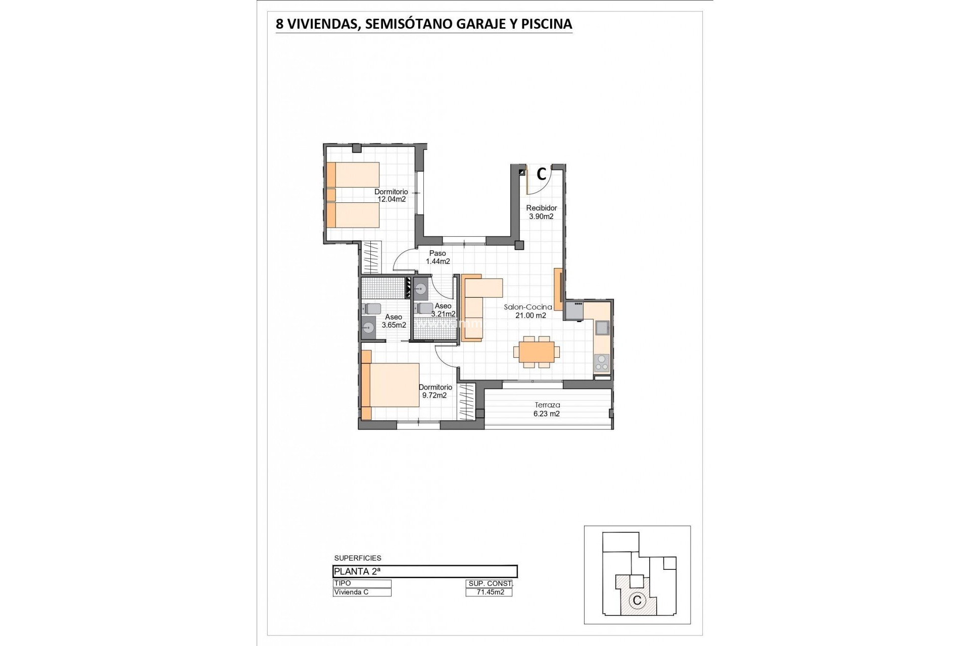 Nieuwbouw - Penthouse - San Pedro del Pinatar - Lo Pagan