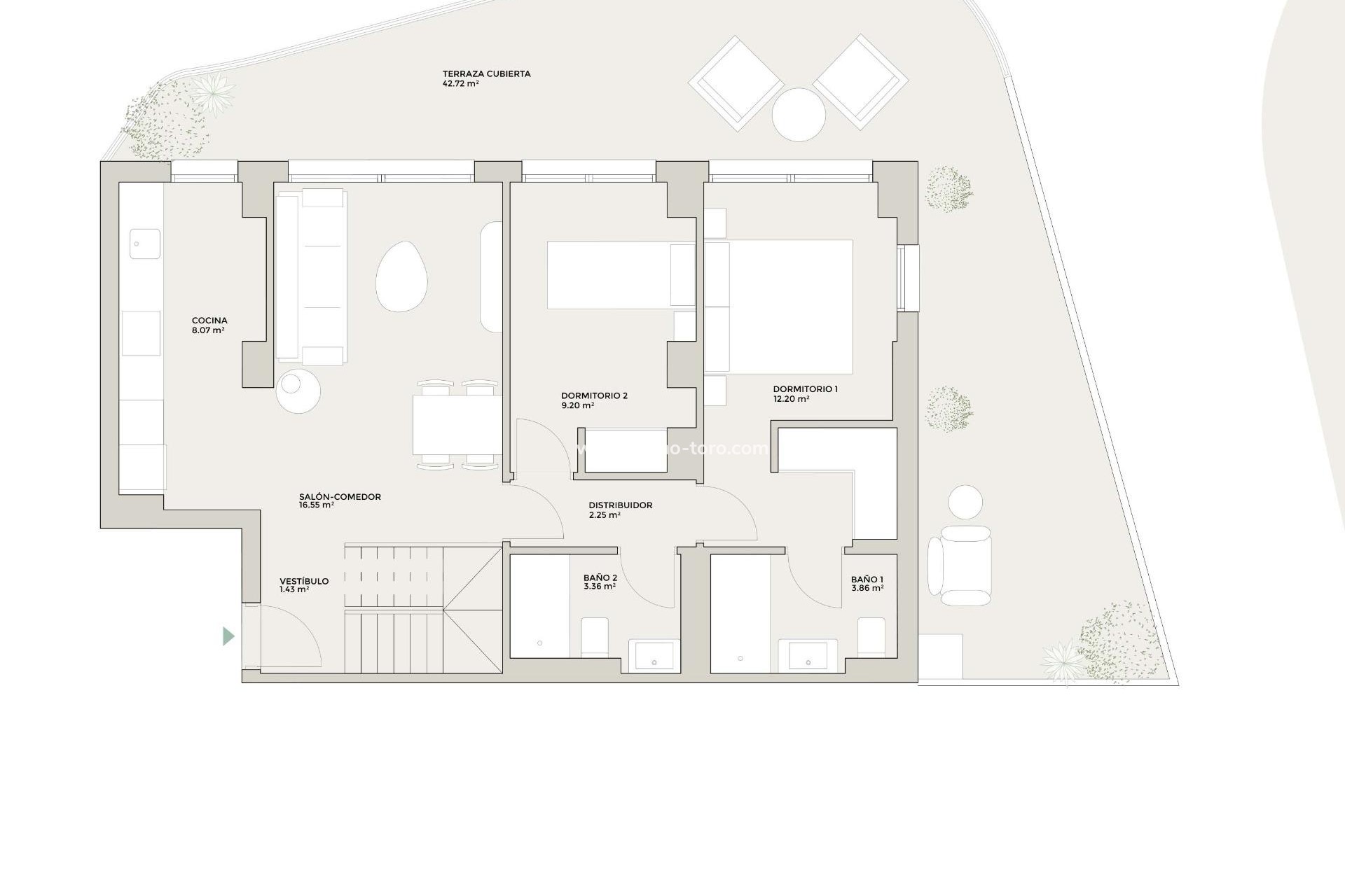 Nieuwbouw - Penthouse - Torremolinos - Playa de La Carihuela