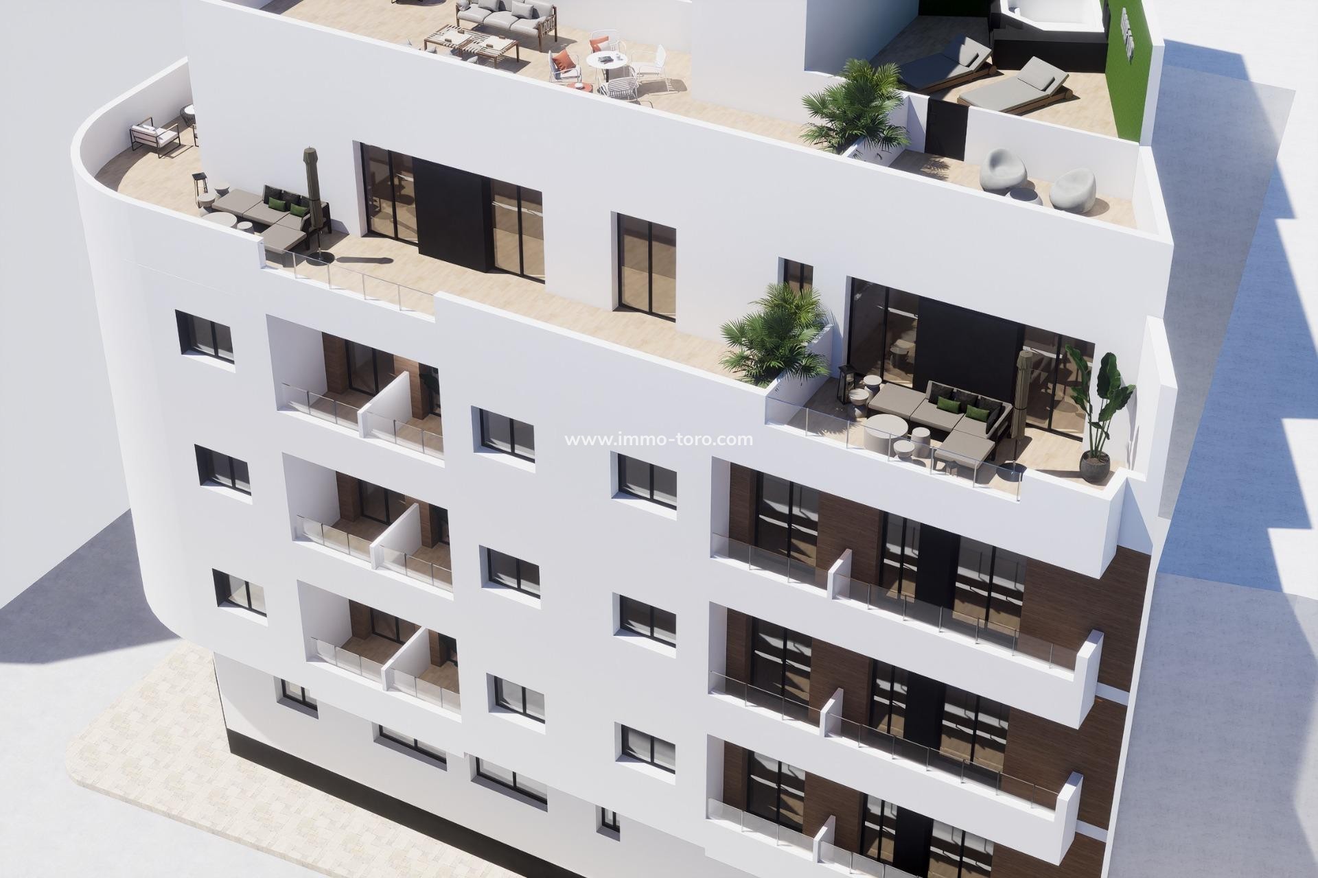 Nieuwbouw - Penthouse - Torrevieja - pueblo