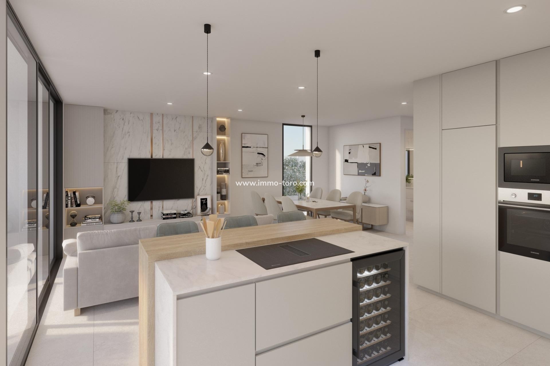 Nieuwbouw - Villa - Fuente Álamo - Hacienda Del Álamo Golf