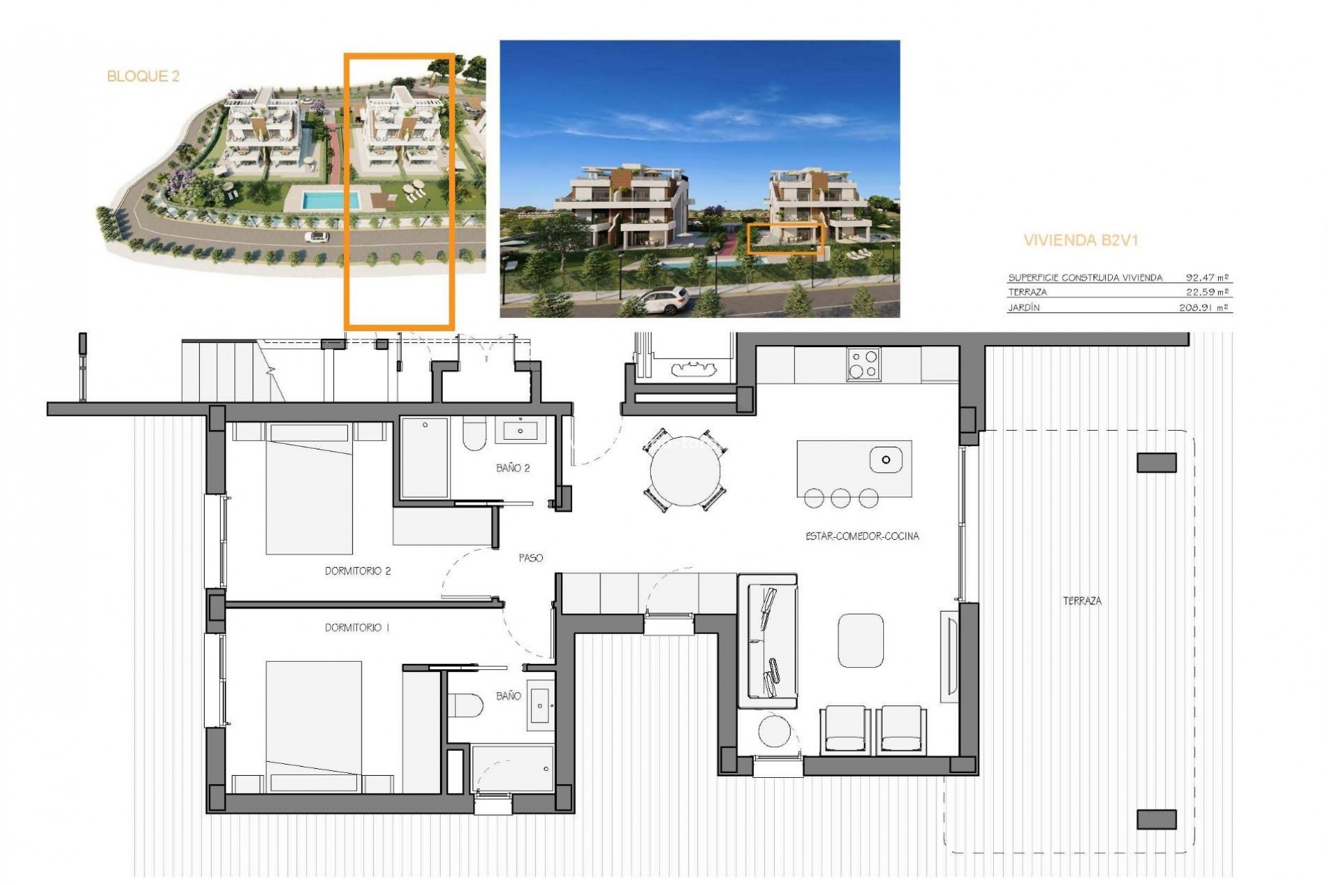 Nouvelle construction - Appartement - Fuente Álamo - Hacienda Del Álamo Golf