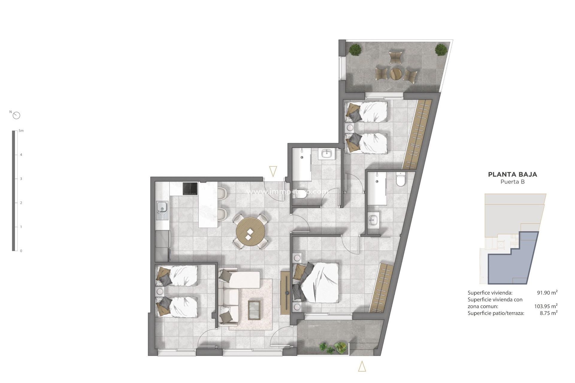 Nouvelle construction - Appartement - Guardamar del Segura