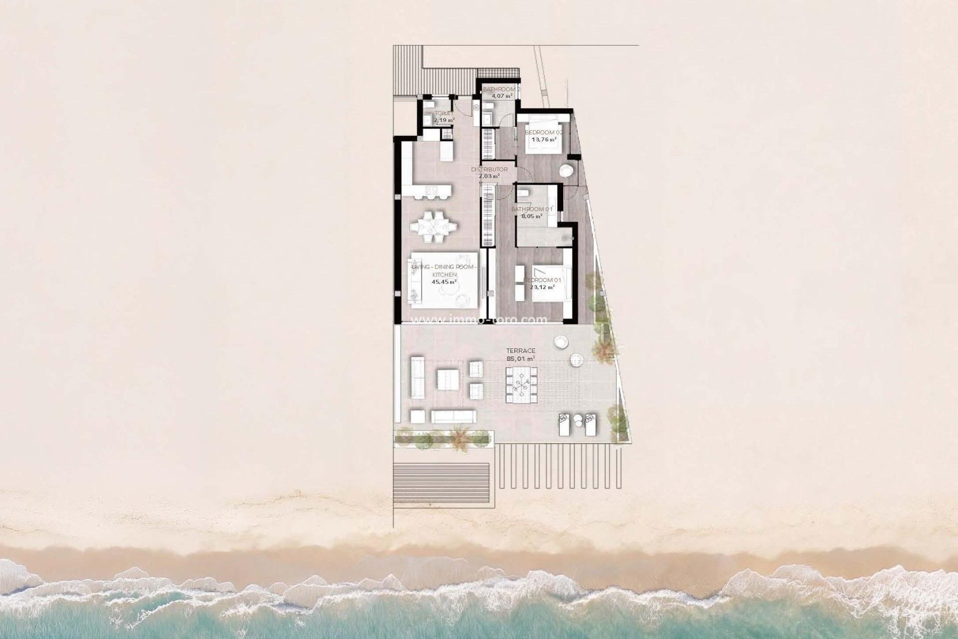 Nouvelle construction - Appartement - Málaga - Playa del Cristo
