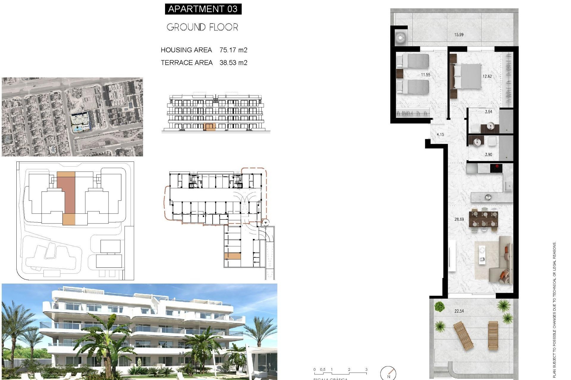 Nouvelle construction - Appartement - Orihuela Costa - Lomas de Cabo Roig