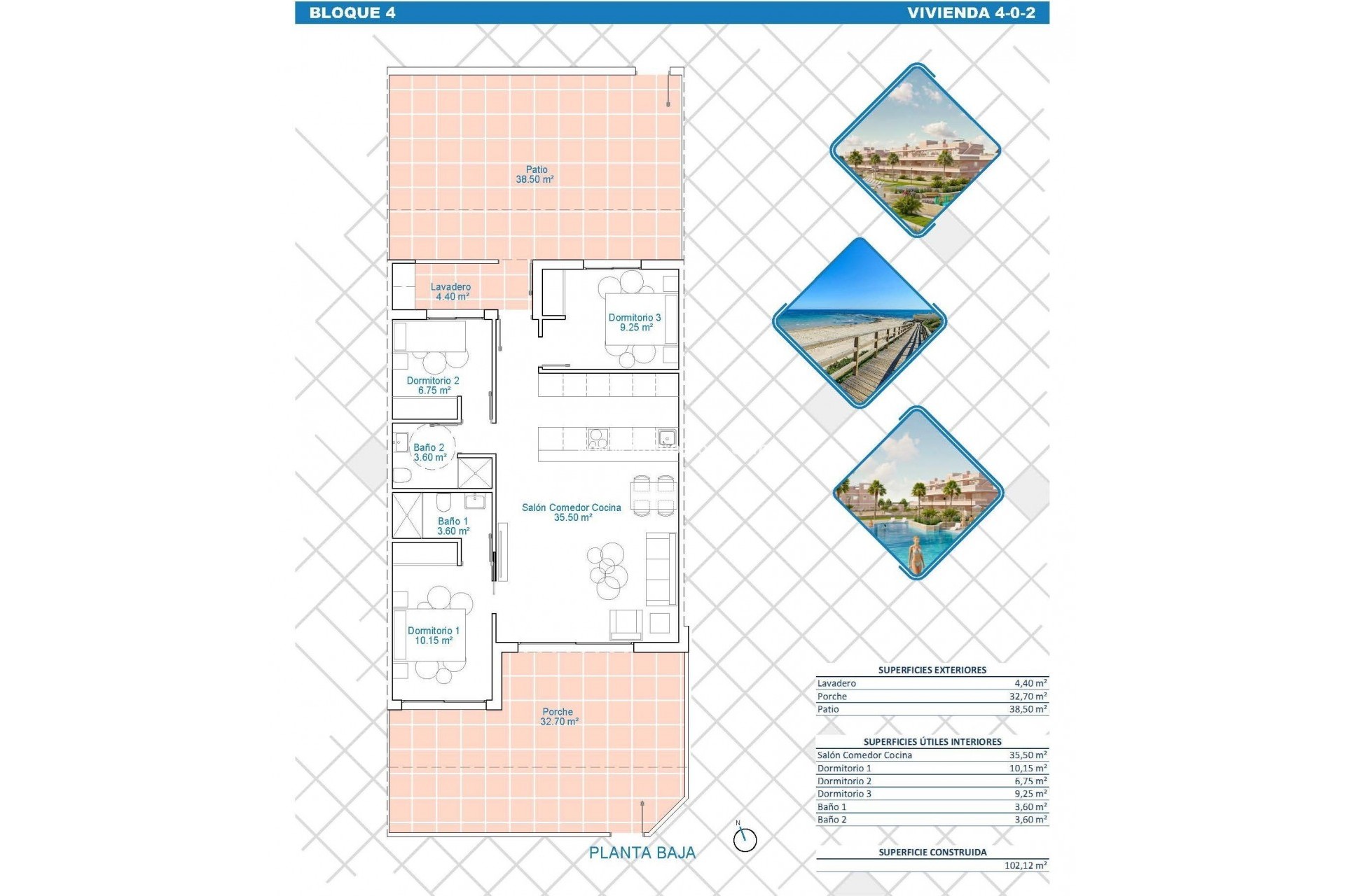 Nouvelle construction - Appartement - Pilar de la Horadada - Lo Monte