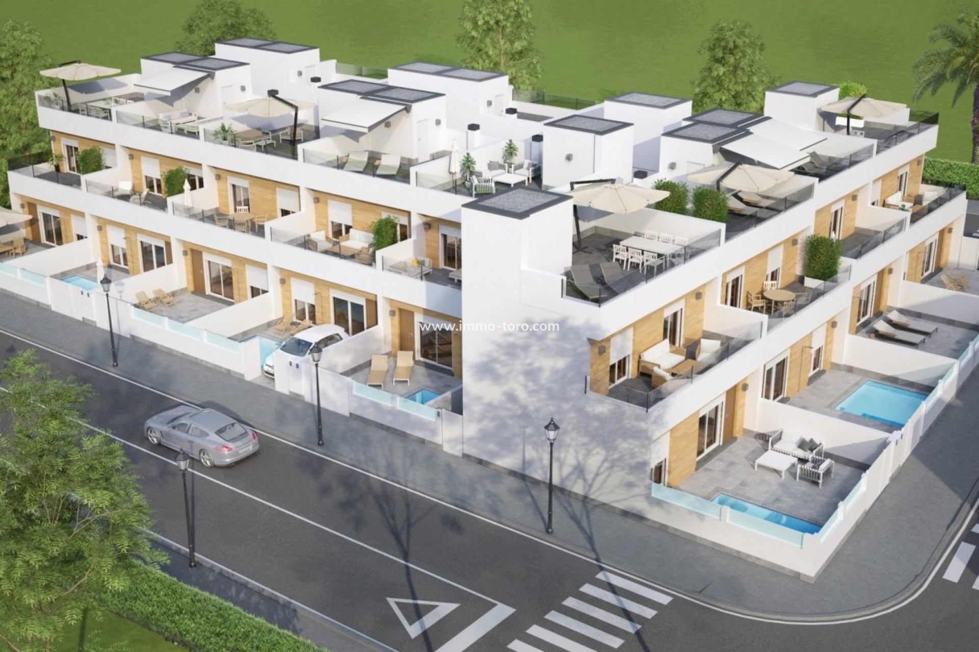 Nouvelle construction - Maison jumelée - Avileses