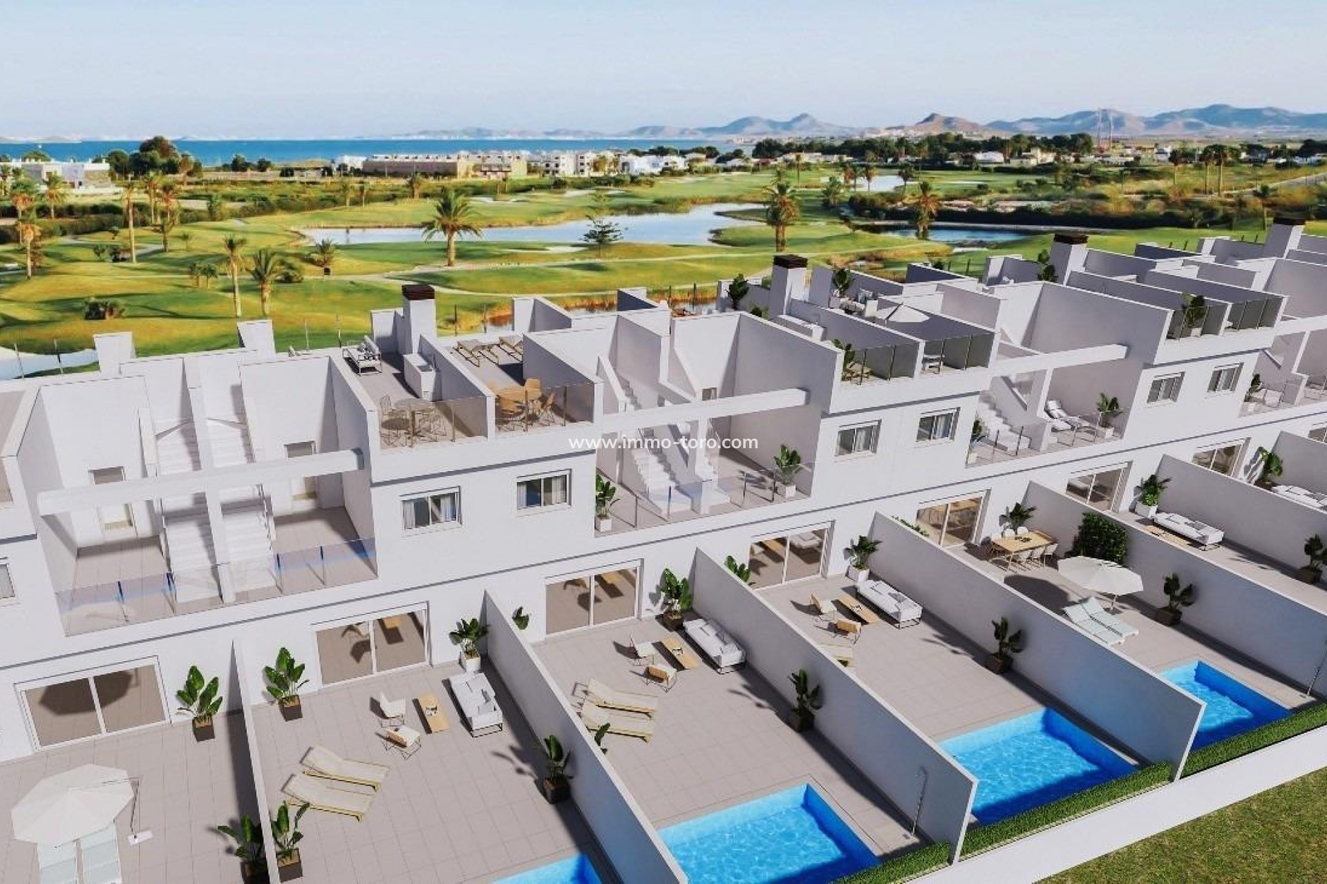 Nouvelle construction - Maison jumelée - Los Alcázares - Serena Golf