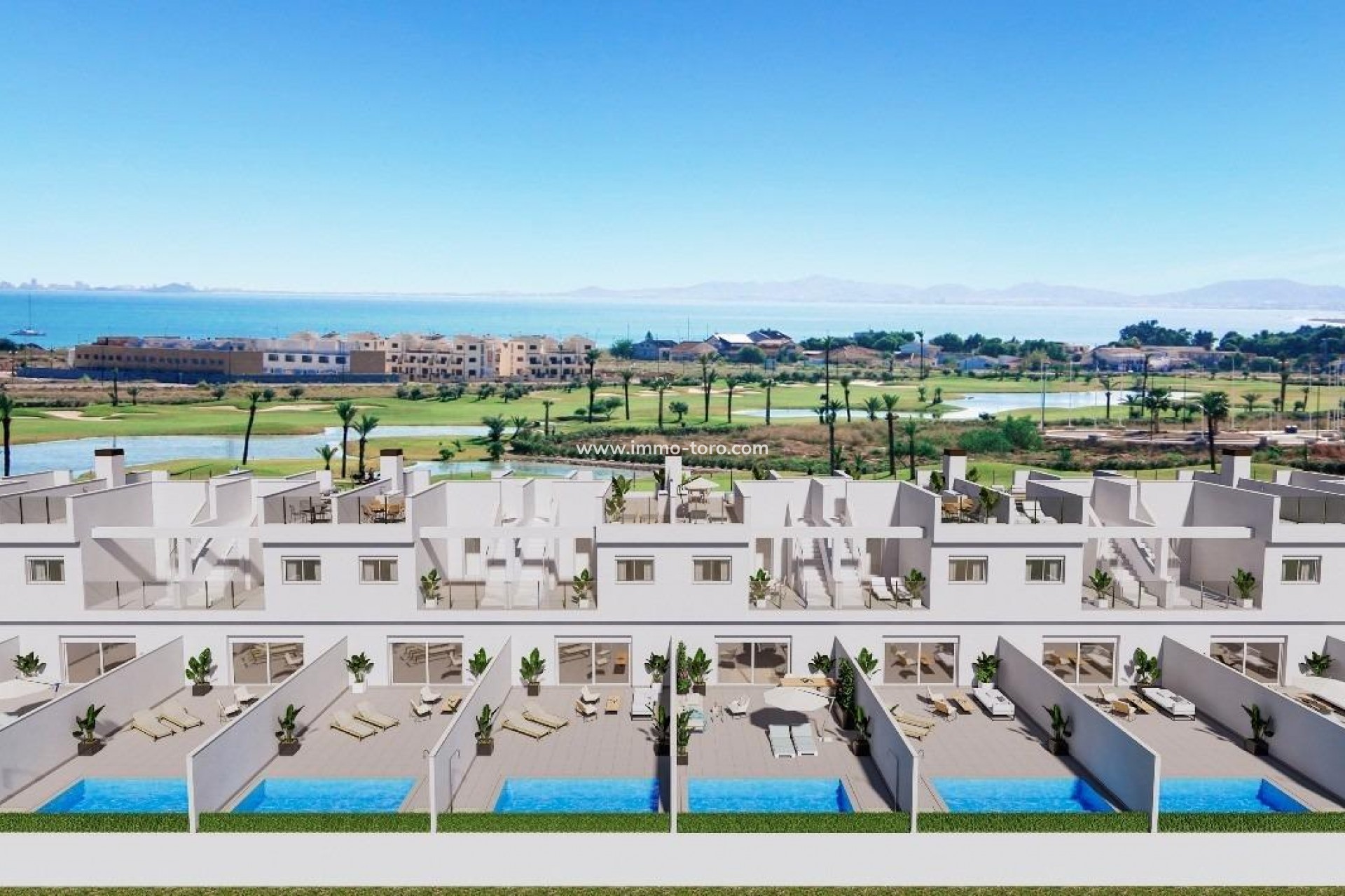 Nouvelle construction - Maison jumelée - Los Alcázares - Serena Golf