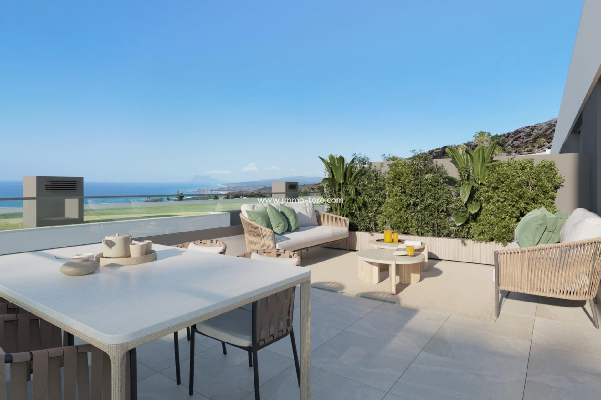 Nouvelle construction - Maison jumelée - Manilva - Urb. Bahia de las Rocas