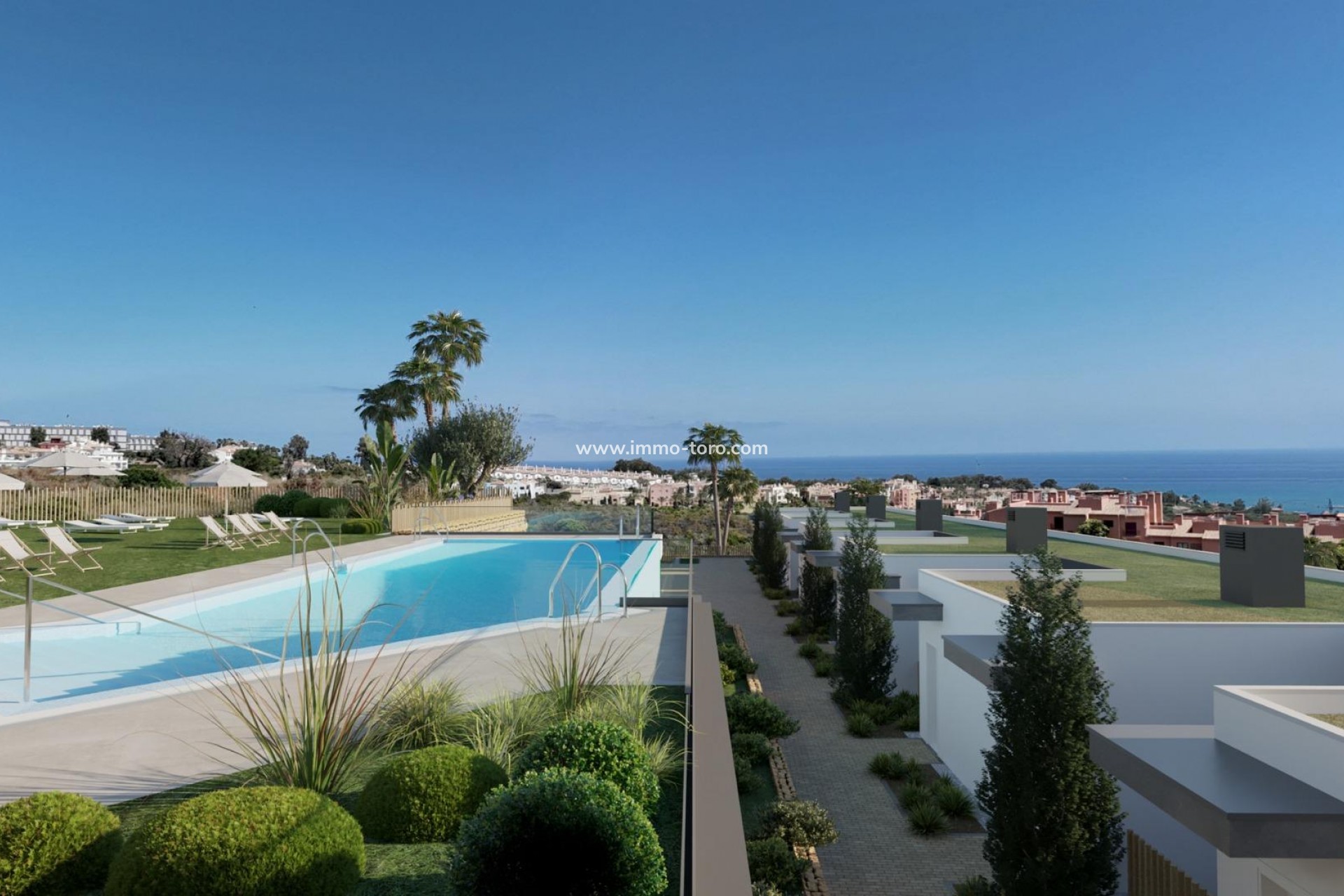 Nouvelle construction - Maison jumelée - Manilva - Urb. Bahia de las Rocas