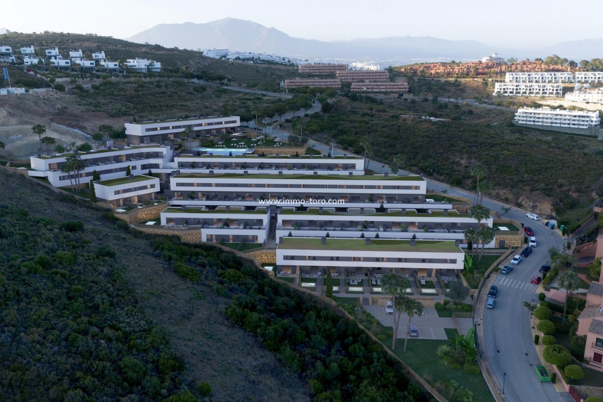 Nouvelle construction - Maison jumelée - Manilva - Urb. Bahia de las Rocas