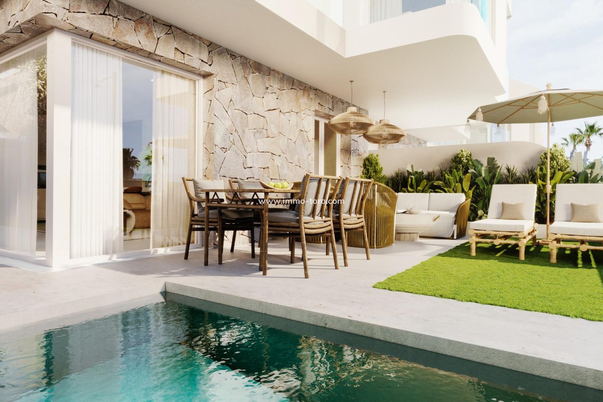 Nouvelle construction - Maison jumelée - Mojacar - Playa de la Mena