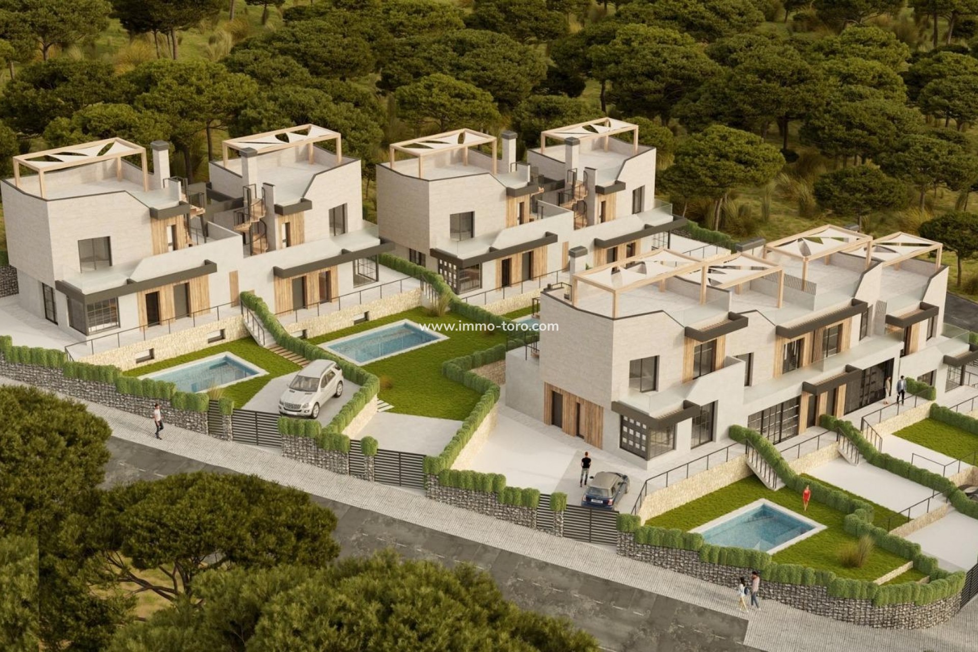 Nouvelle construction - Maison jumelée - Polop - PAU1