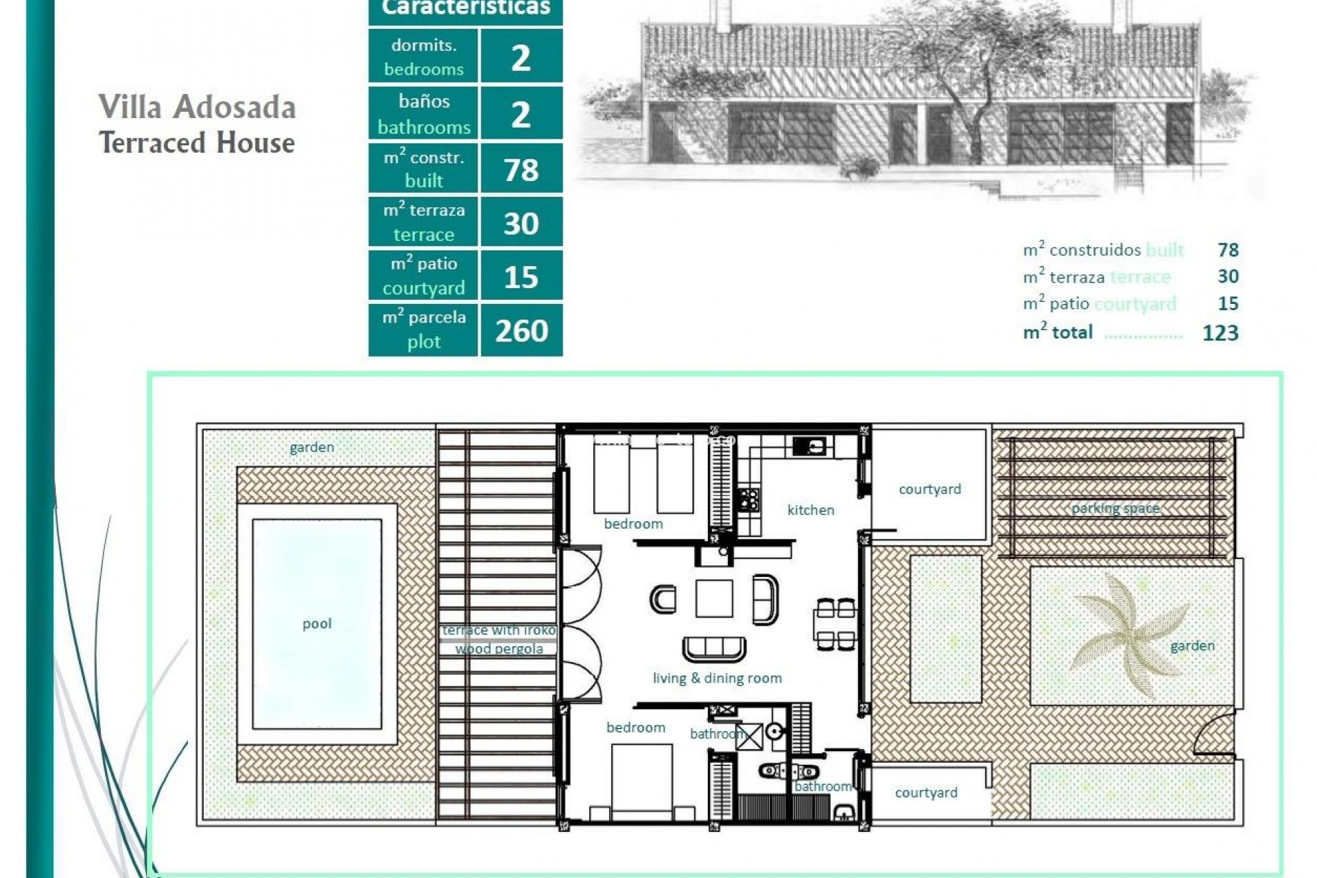 Nouvelle construction - Maison jumelée - Sucina - Peraleja Golf
