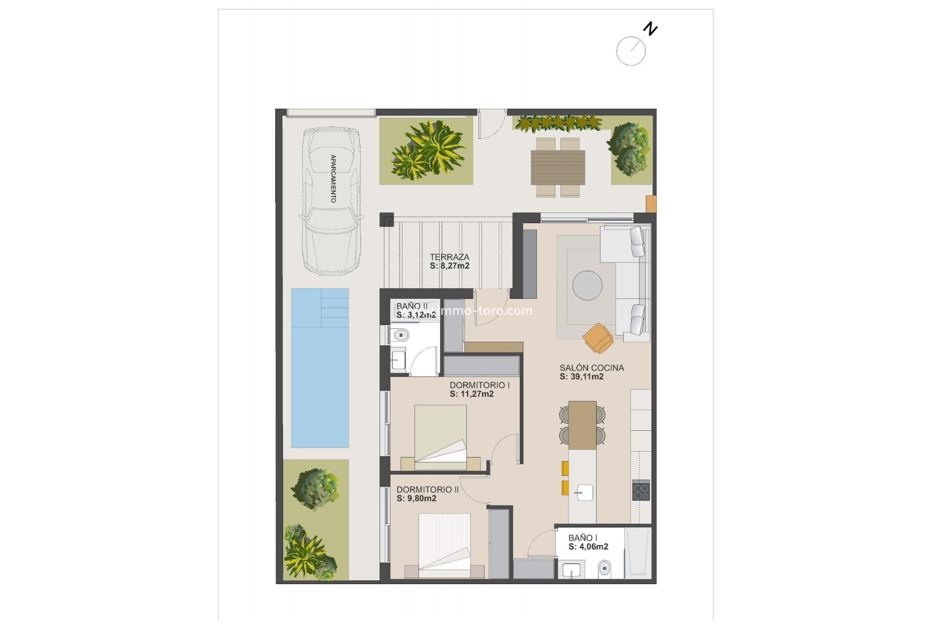 Nouvelle construction - Maison jumelée - Torre Pacheco - El Alba