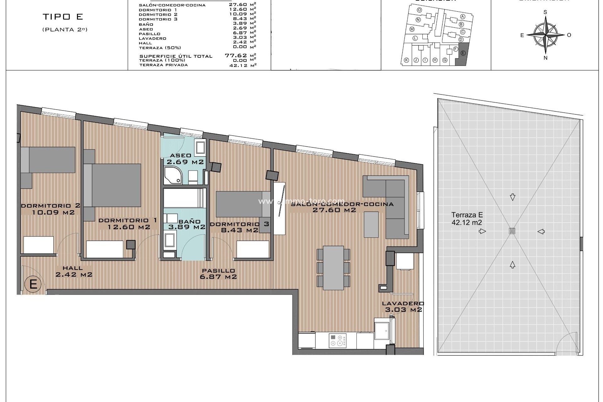 Nouvelle construction - Penthouse - Algorfa