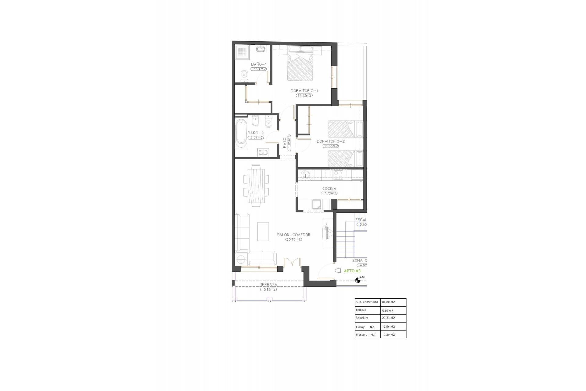 Nouvelle construction - Penthouse - Cuevas Del Almanzora - Herrerias