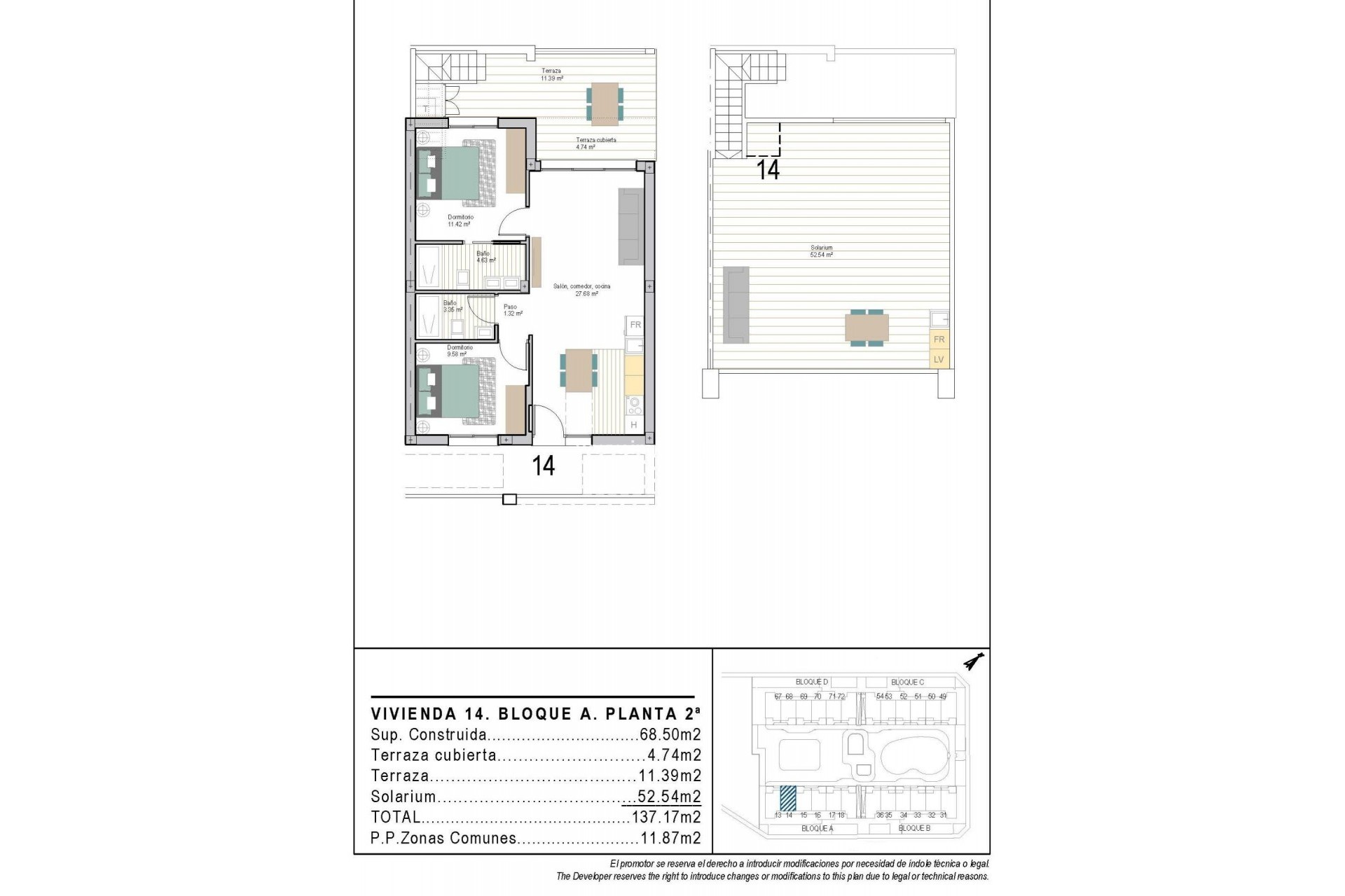 Nouvelle construction - Penthouse - Torre Pacheco - San Cayetano