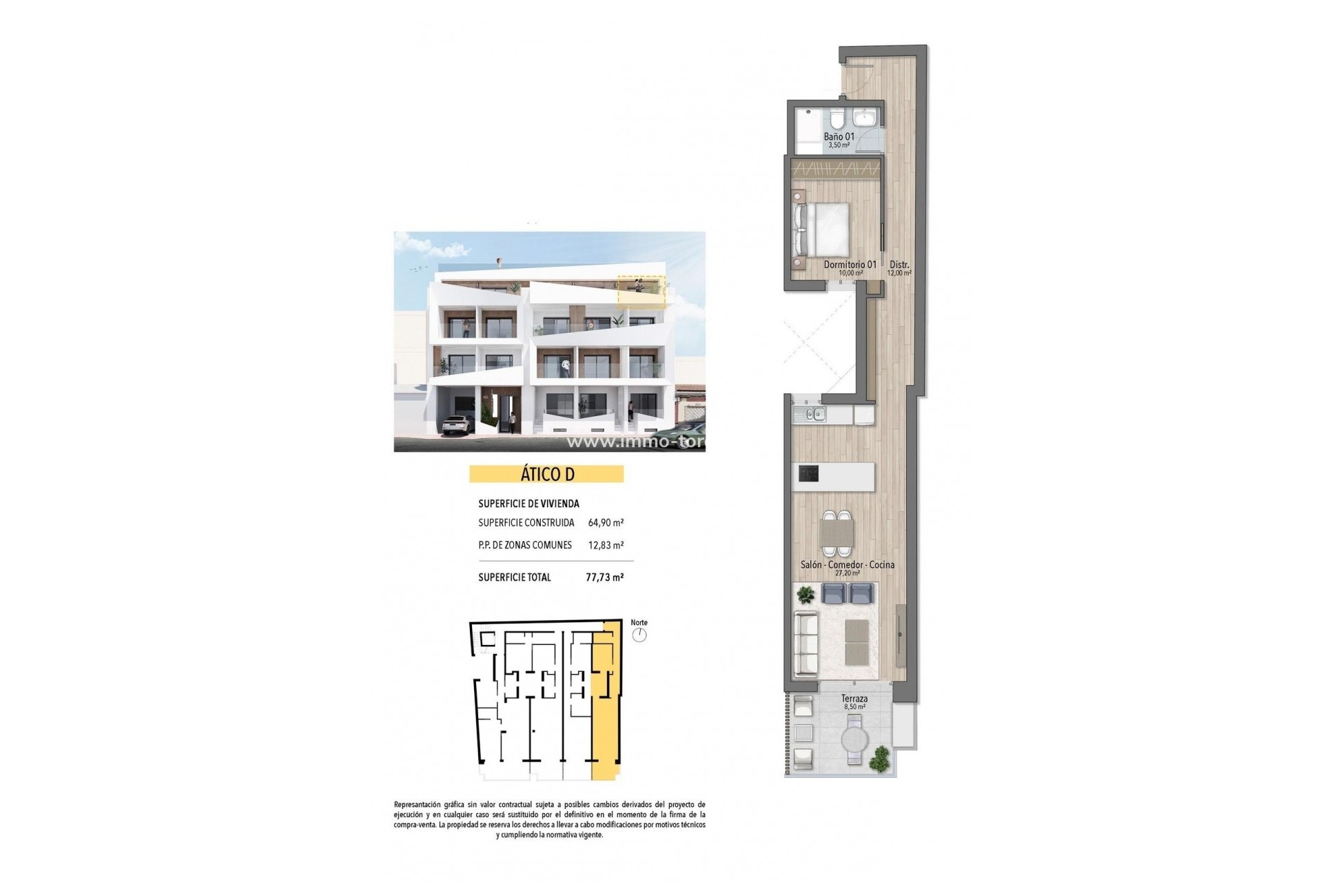 Nouvelle construction - Penthouse - Torrevieja - Playa del cura