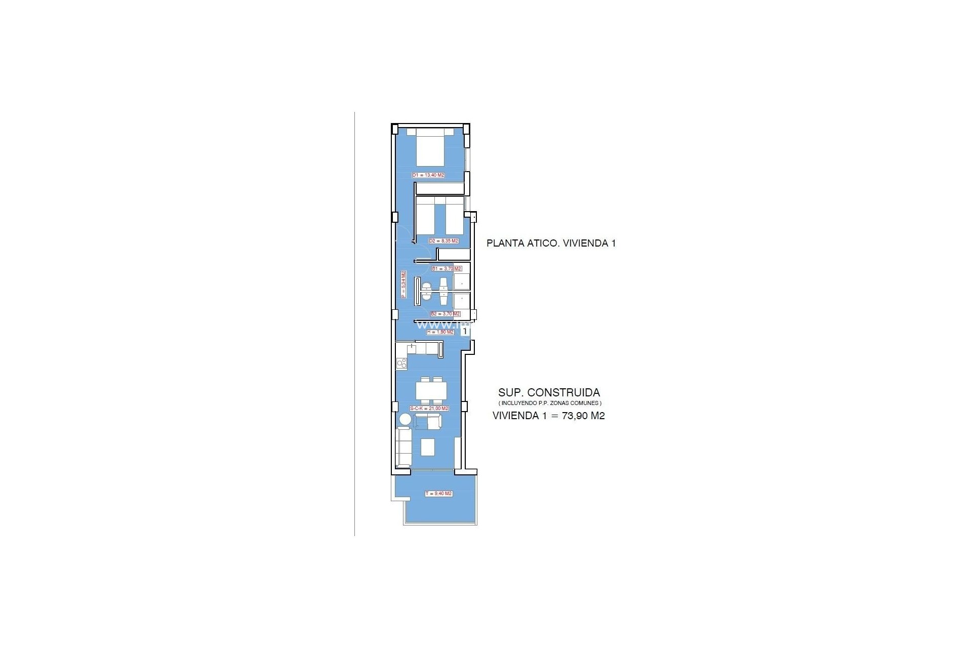 Nouvelle construction - Penthouse - Torrevieja - Playa El Acequión