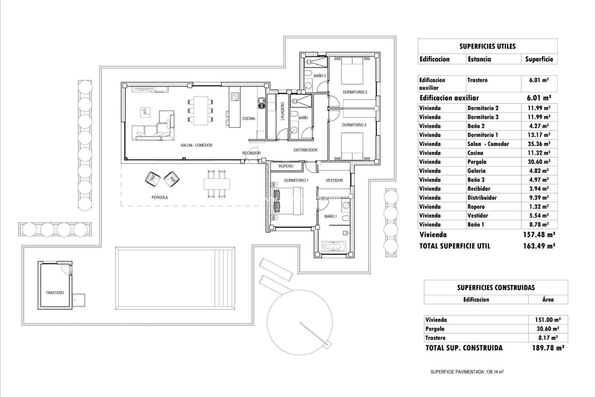 Nouvelle construction - Villa - Aspe - Poligono 19