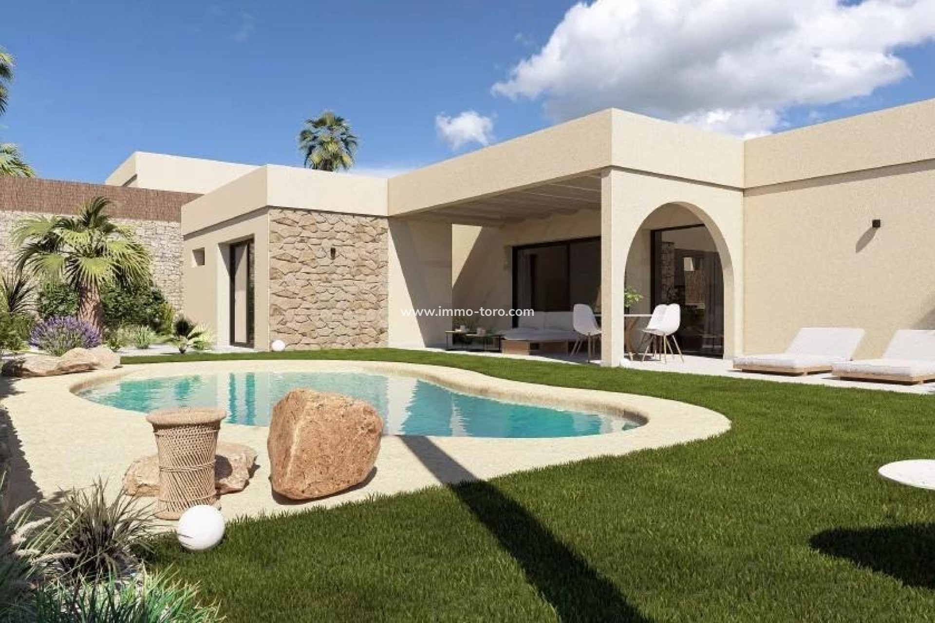 Nouvelle construction - Villa - BAÑOS Y MENDIGO - Altaona Golf