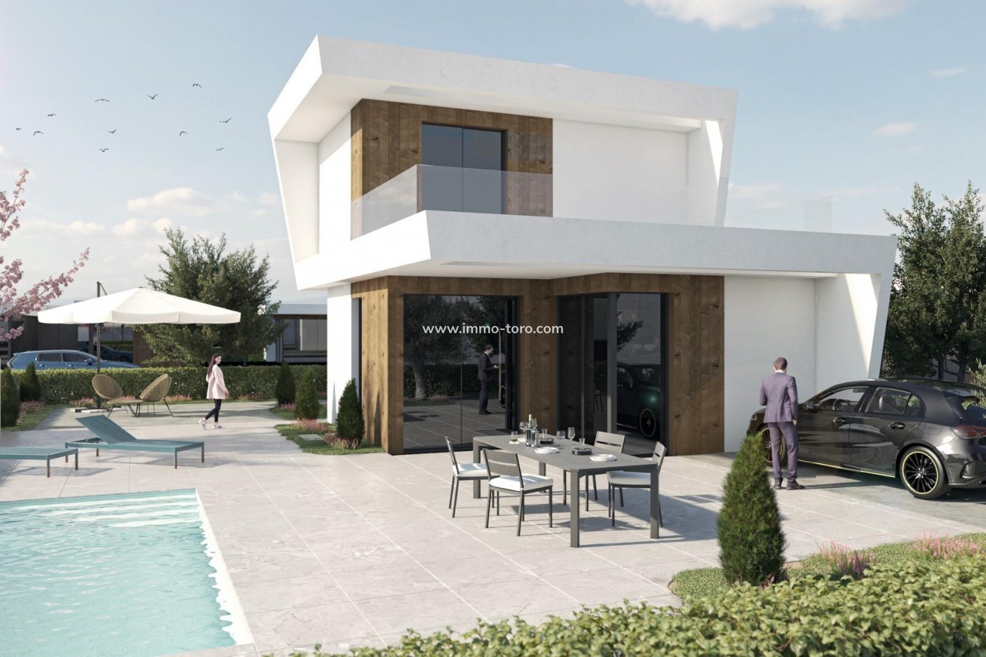 Nouvelle construction - Villa - BAÑOS Y MENDIGO - Altaona Golf