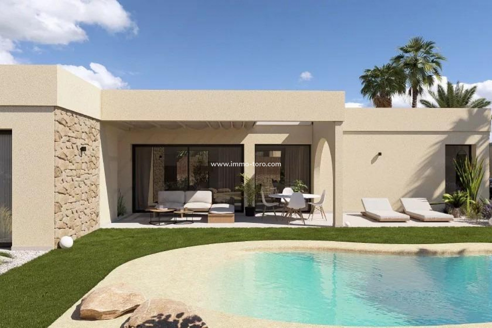 Nouvelle construction - Villa - BAÑOS Y MENDIGO - Altaona Golf