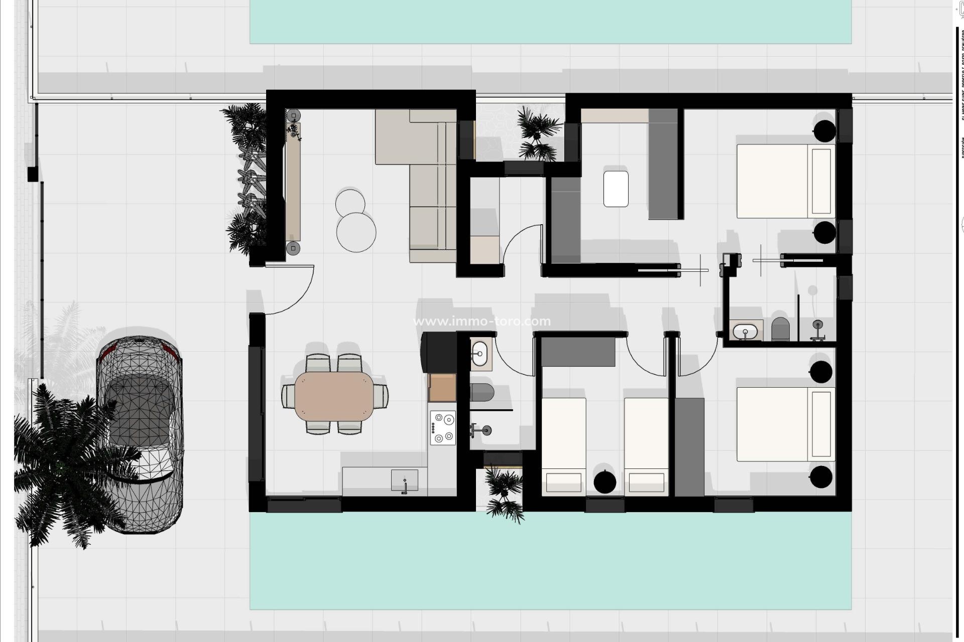 Nouvelle construction - Villa - Benijófar - Urb. Monteazul