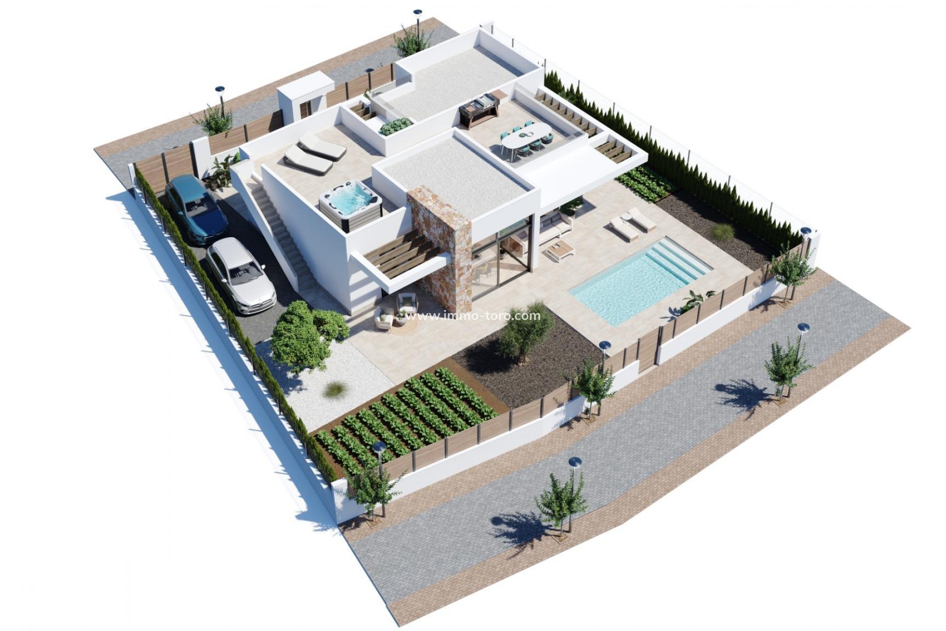 Nouvelle construction - Villa - Fuente Álamo - Hacienda Del Álamo Golf