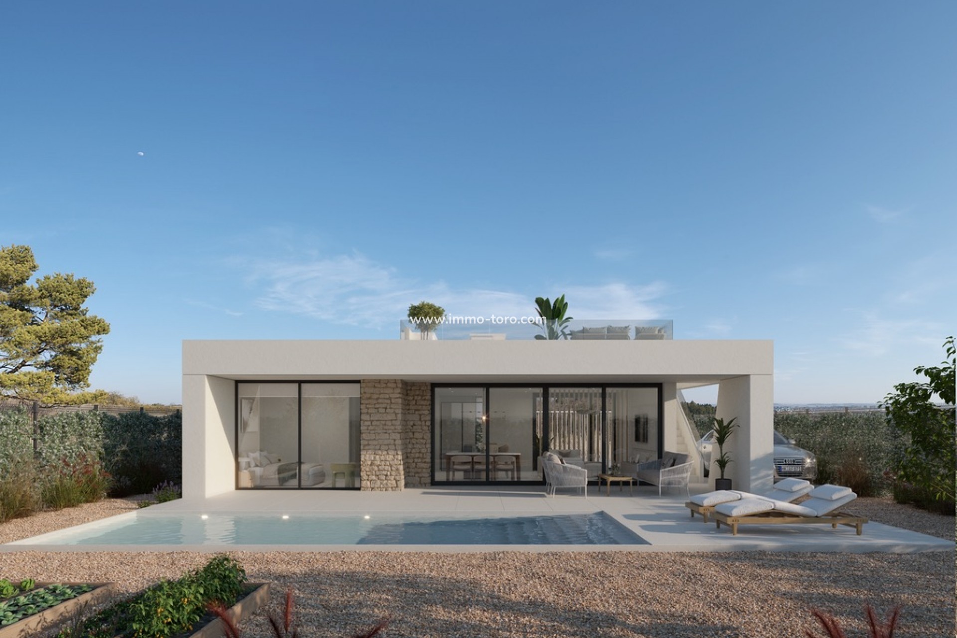 Nouvelle construction - Villa - Fuente Álamo - Hacienda Del Álamo Golf
