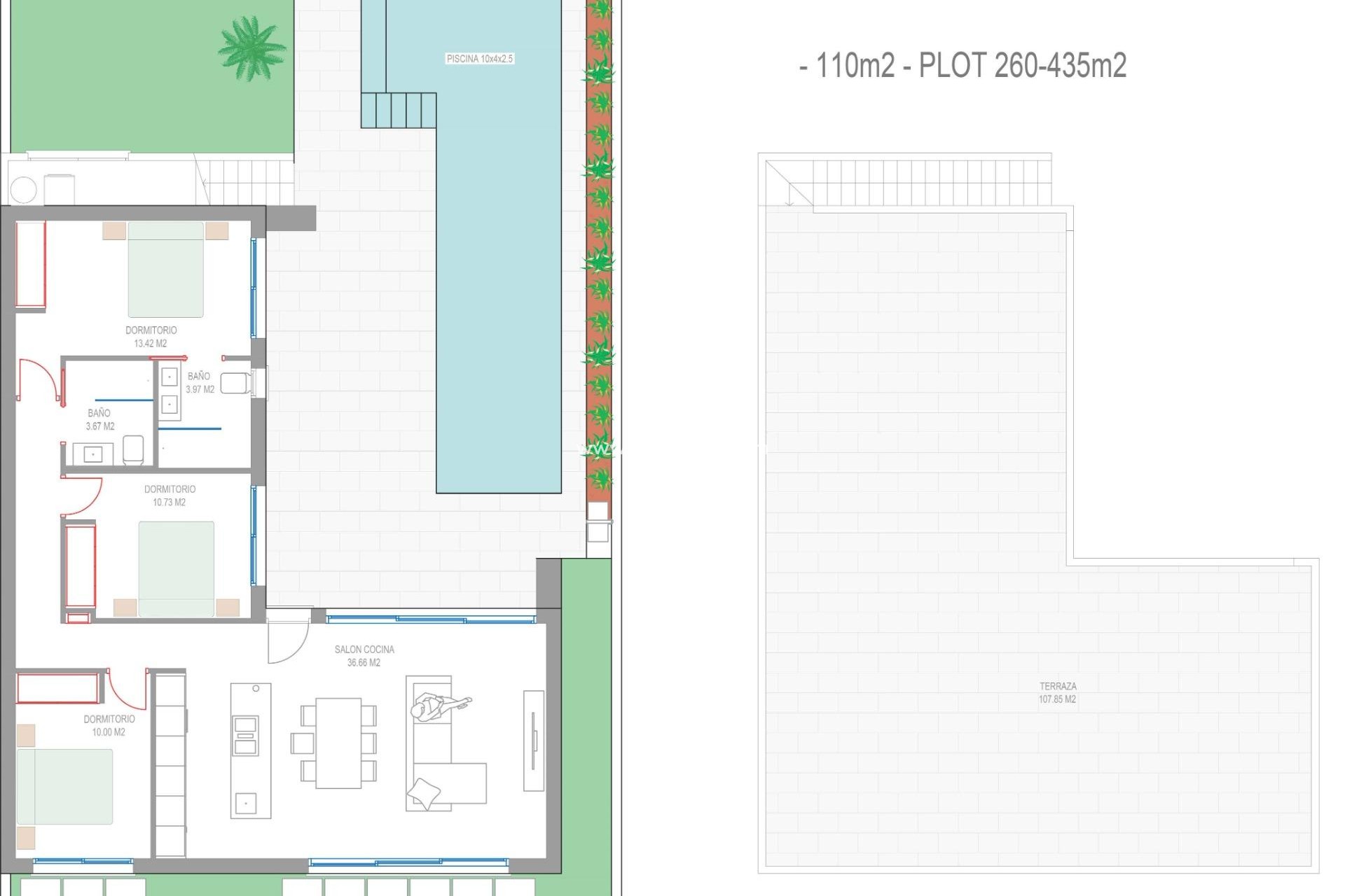 Nouvelle construction - Villa - San Javier - Parque del doce