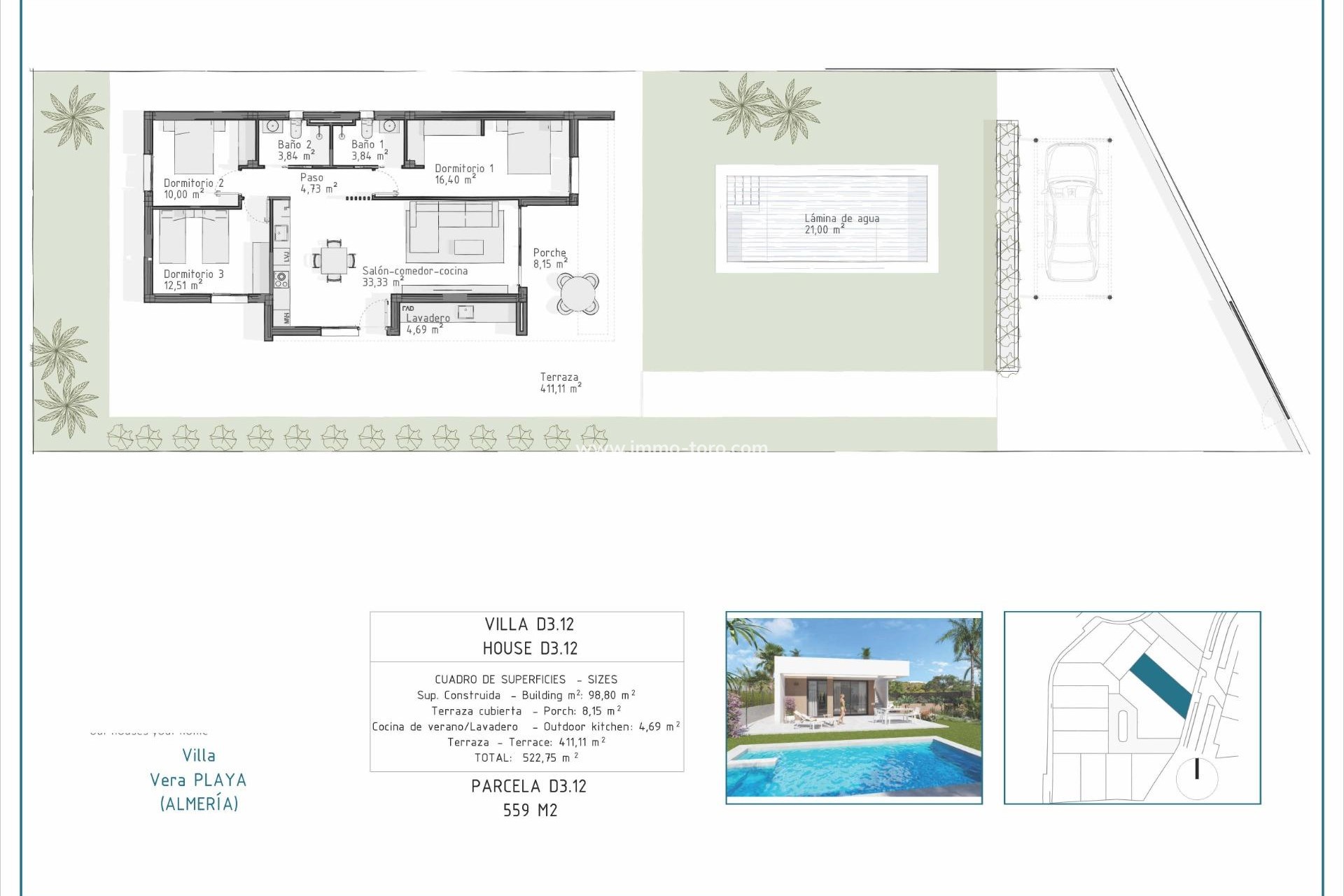 Nouvelle construction - Villa - Vera - Vera playa