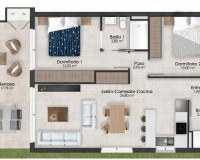 Nueva construcción  - Apartamento - Alhama de Murcia - CONDADO DE ALHAMA GOLF RESORT
