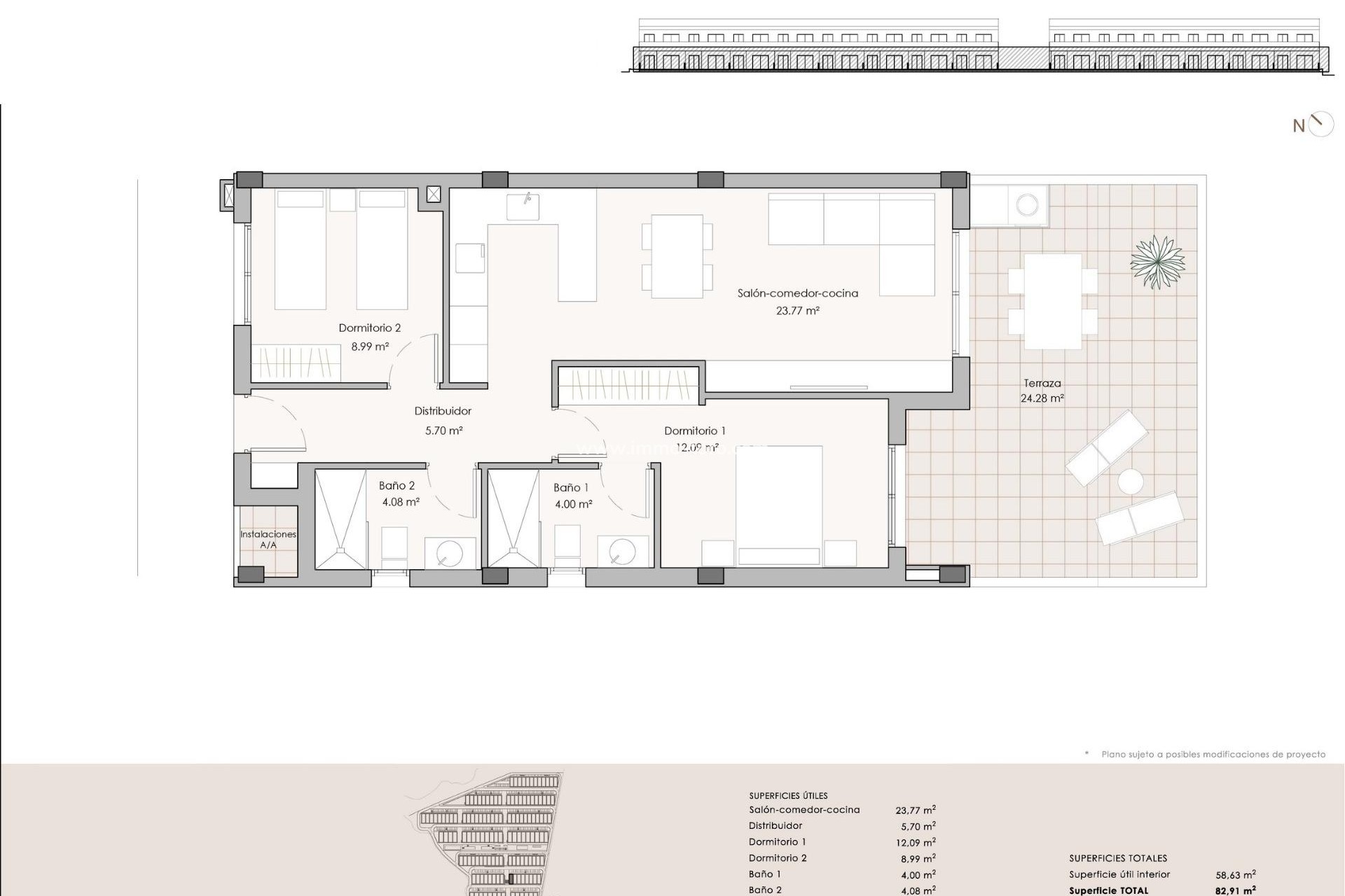 Nueva construcción  - Apartamento - Pulpi - Aguilón Golf