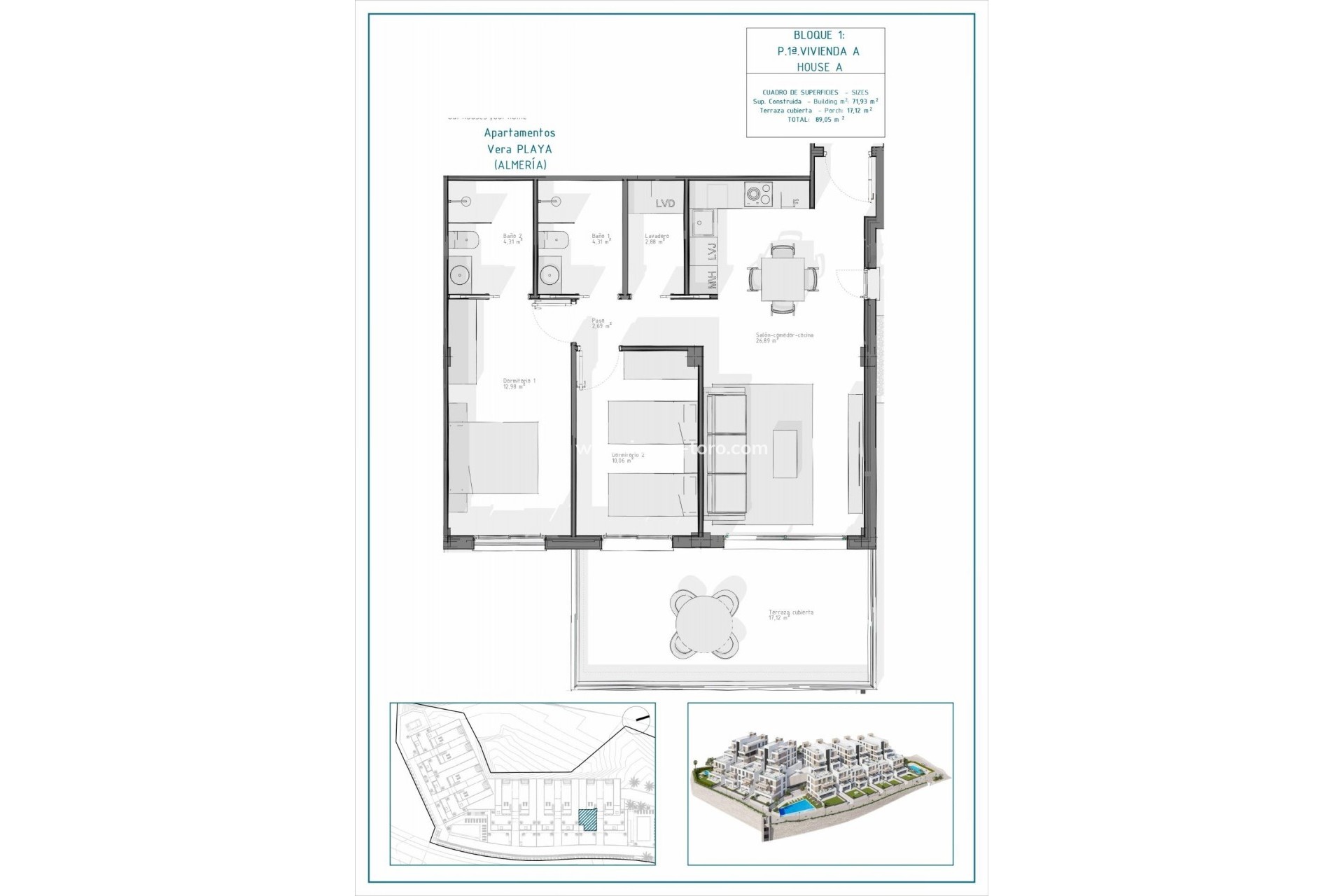 Nueva construcción  - Apartamento - Vera - Pueblo Salinas
