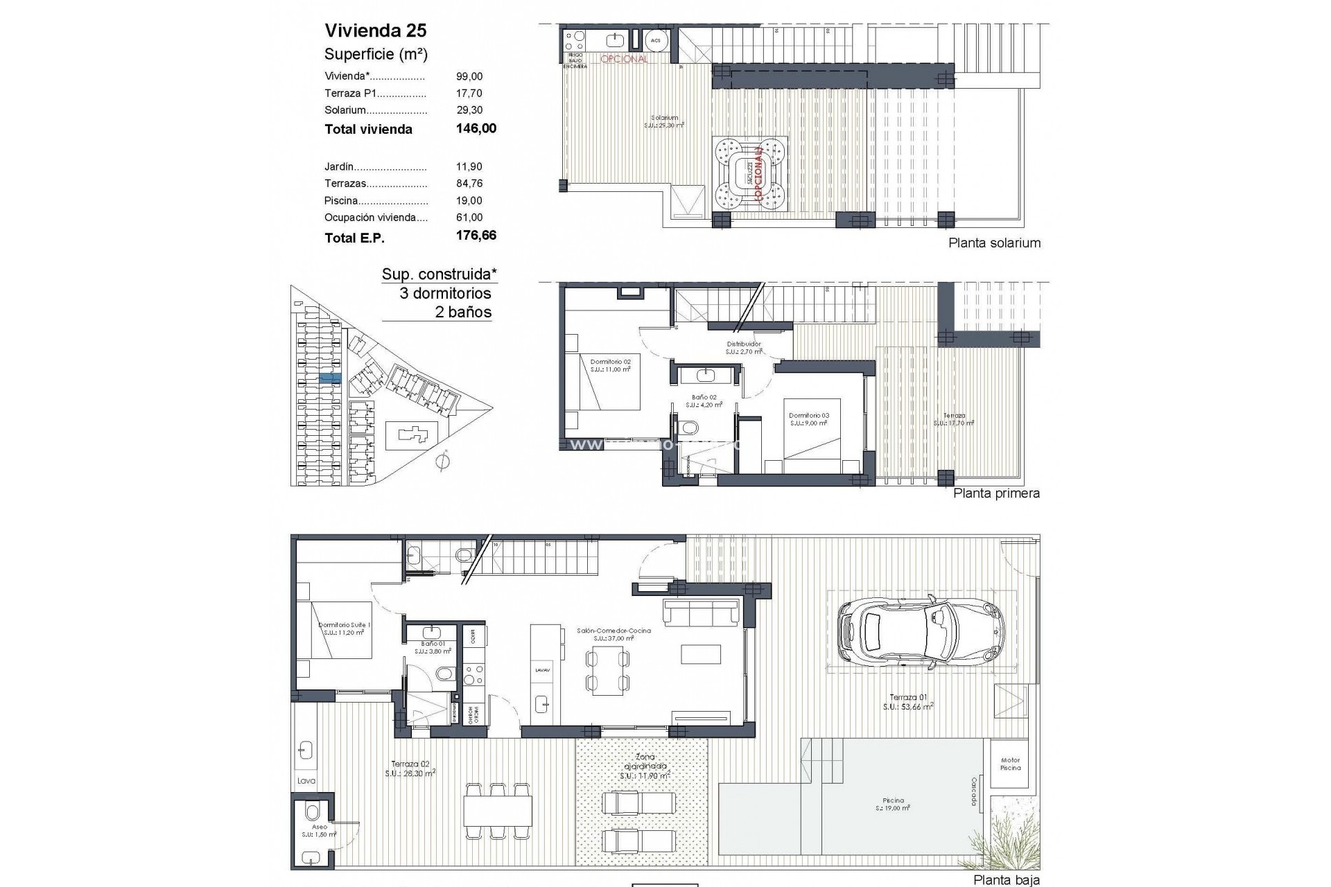 Nueva construcción  - Quad House - Los Alcázares - Serena Golf