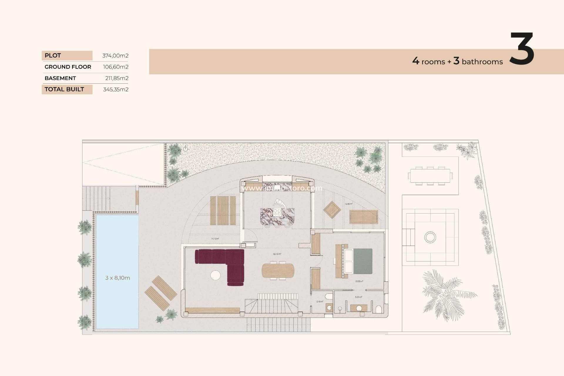 Nueva construcción  - Villa / Chalet - Algorfa - La finca golf