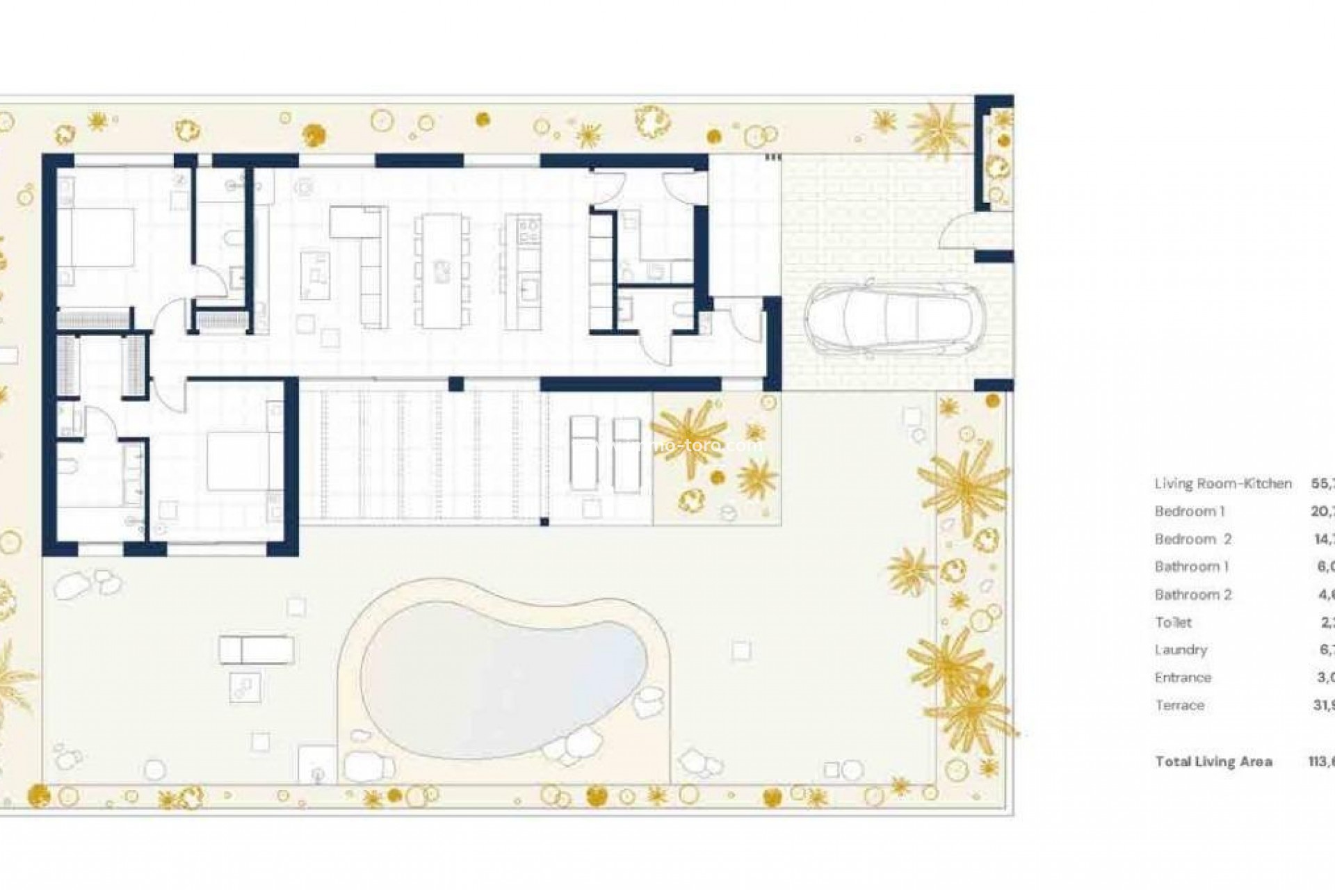 Nueva construcción  - Villa / Chalet - BAÑOS Y MENDIGO - Altaona Golf