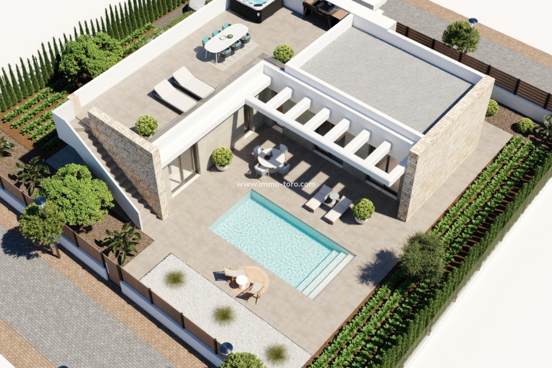 Nueva construcción  - Villa / Chalet - Fuente Álamo - Hacienda del Alamo