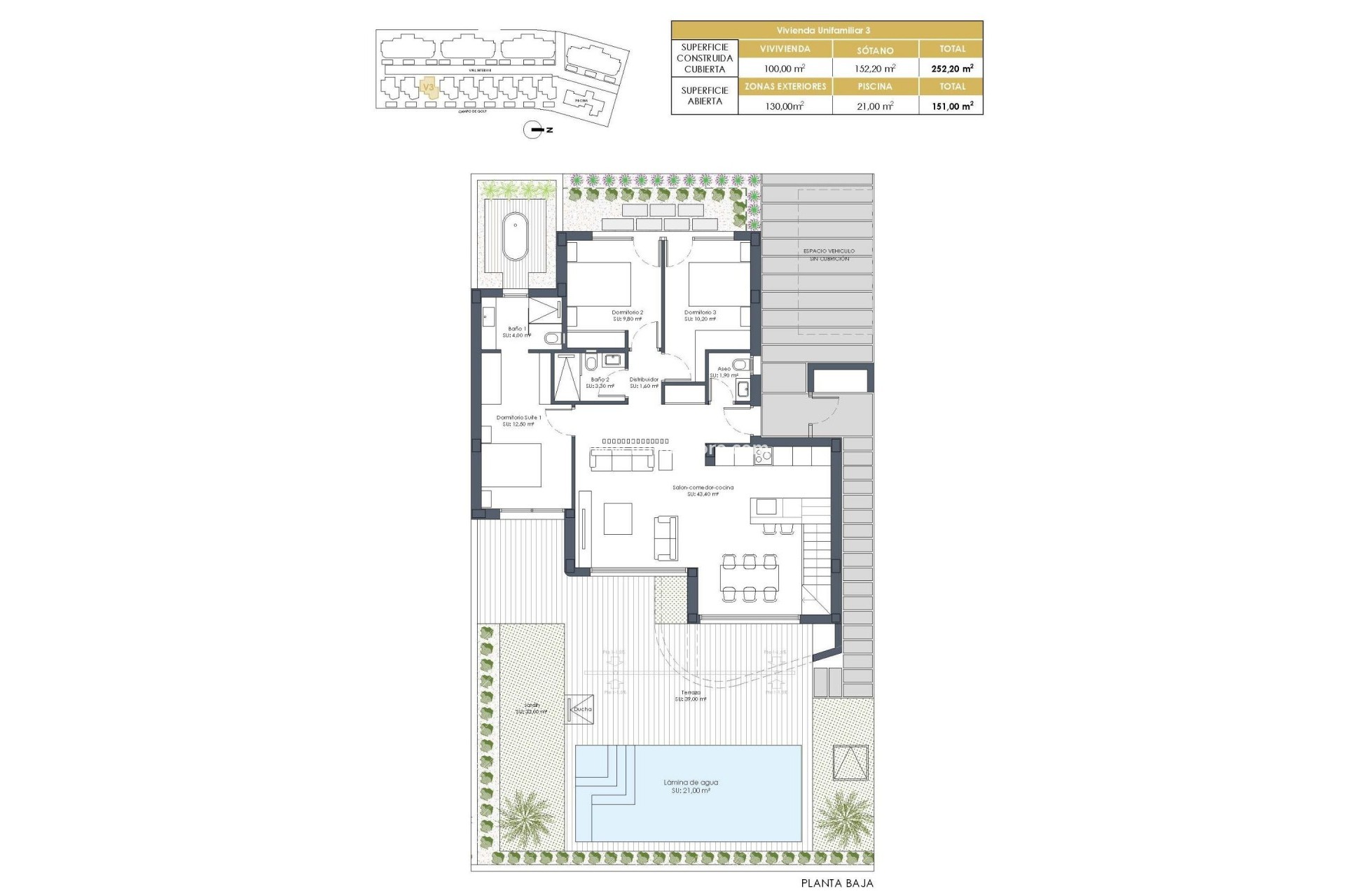 Nueva construcción  - Villa / Chalet - Los Alcázares - Serena Golf