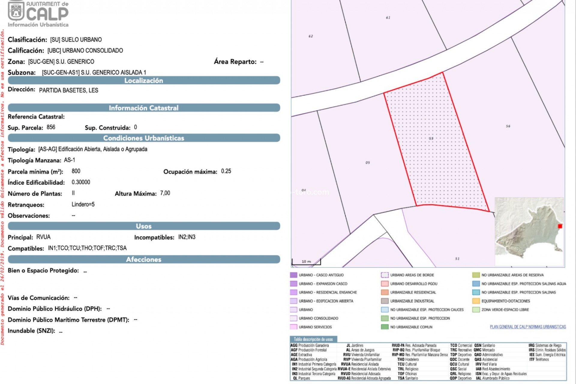 Resale - Plot - Calpe - Bassetes Calpe