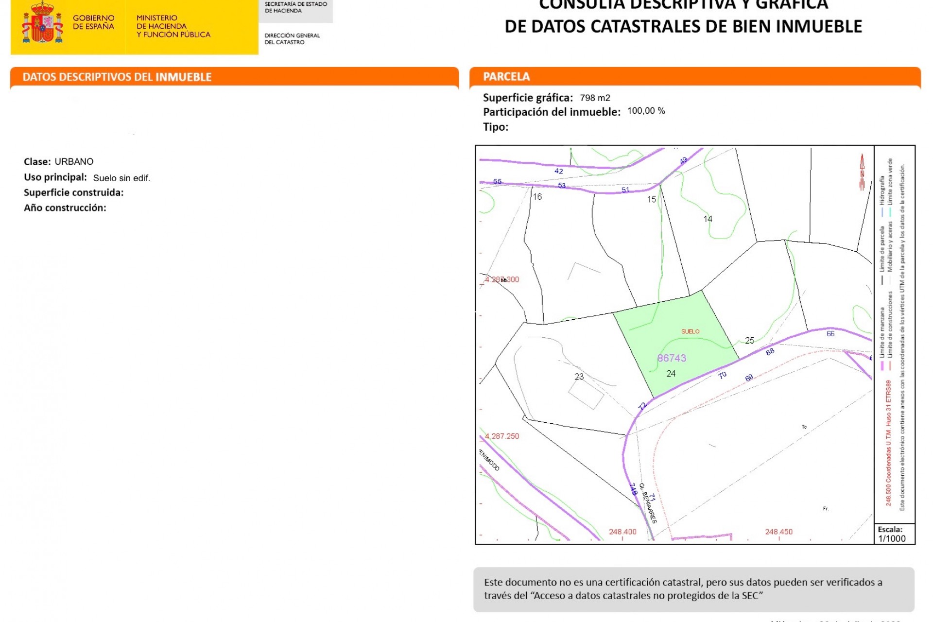 Resale - Plot - Moraira - Benimeit Moraira