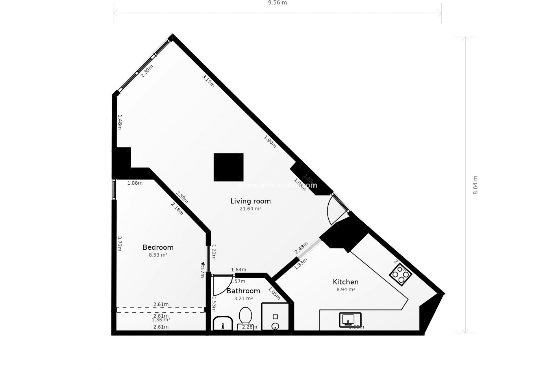 Revente - Appartement - Calpe - Playa de Fossa-Levante