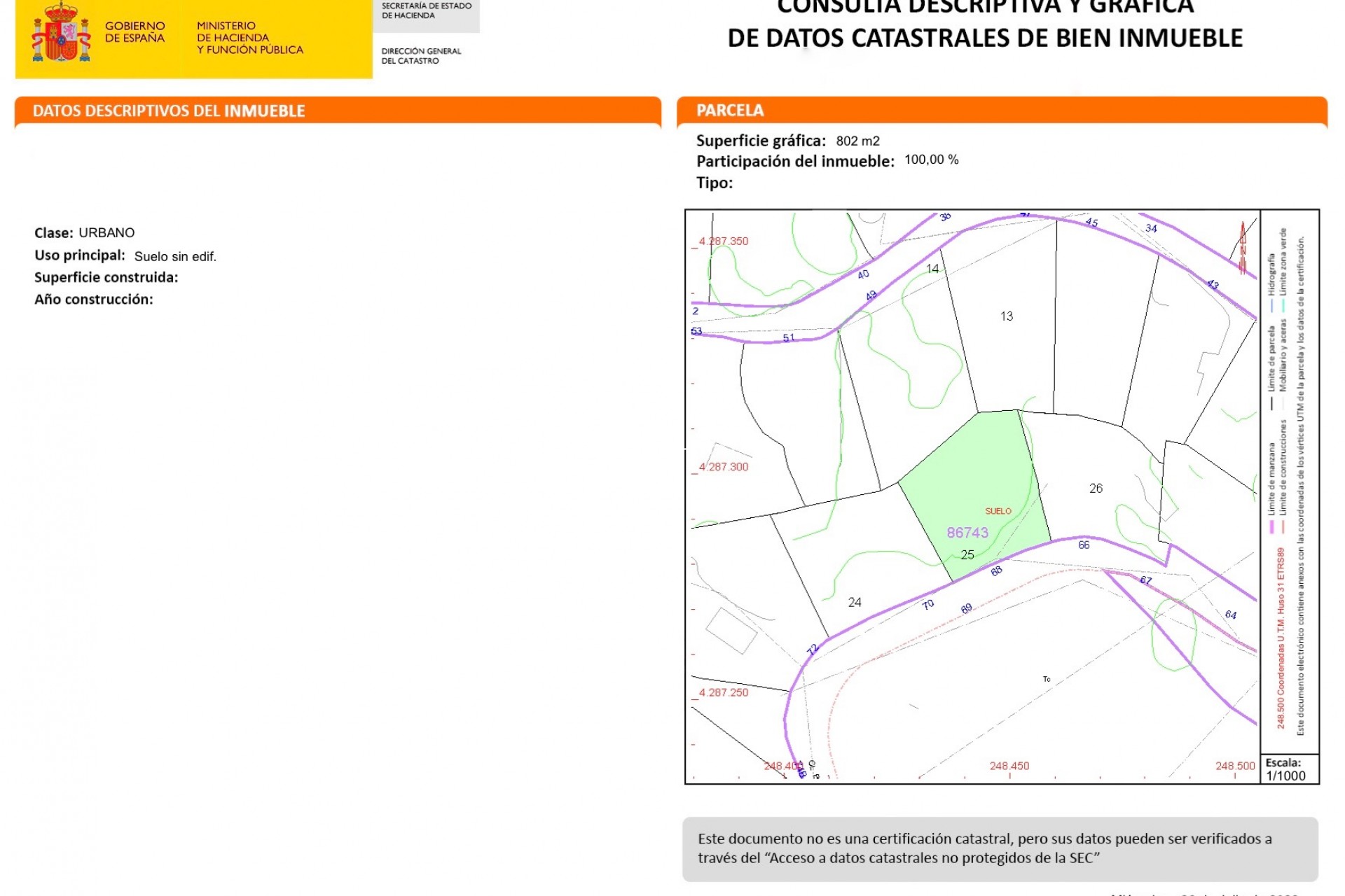 Revente - Plot - Moraira - Benimeit Moraira