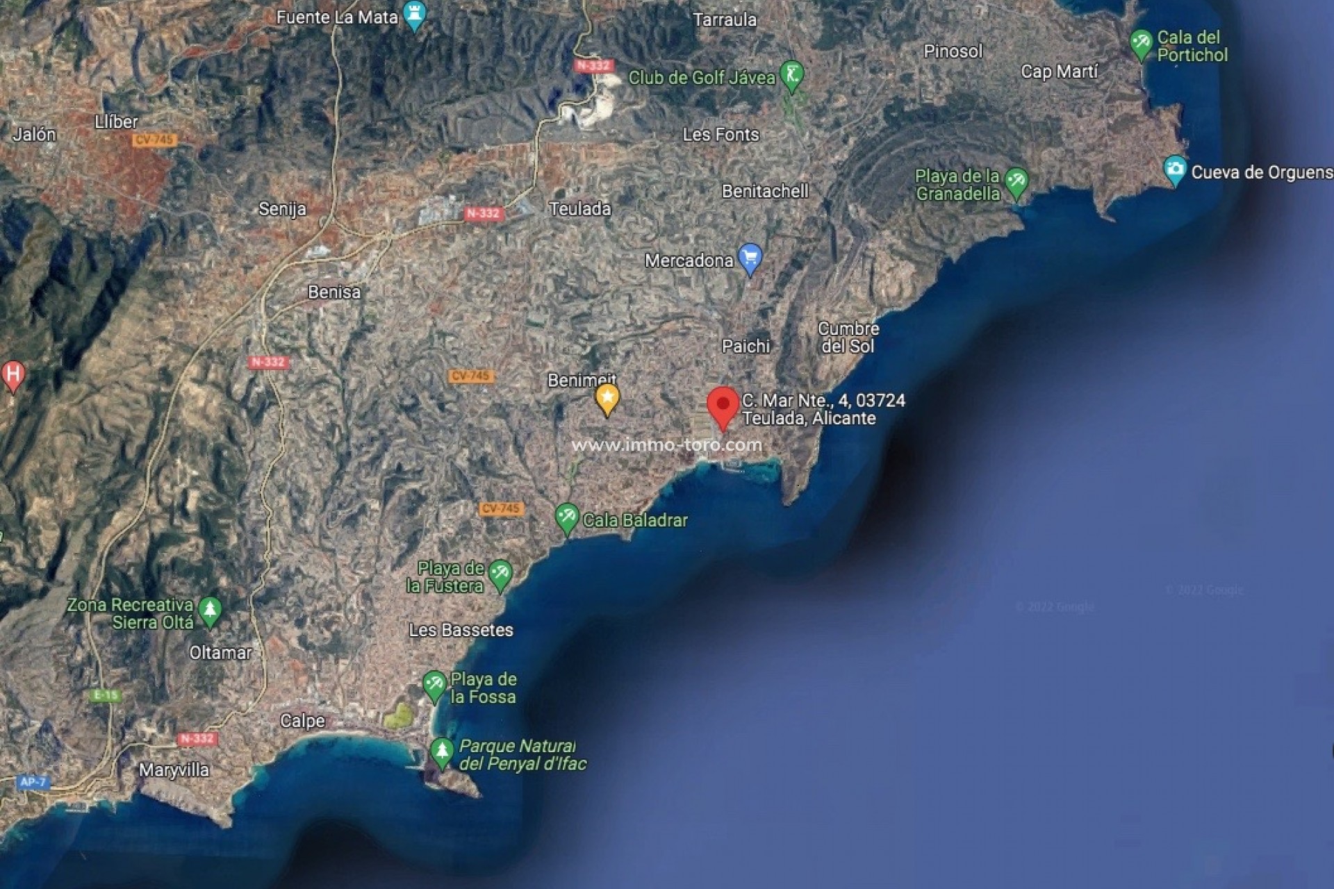 Revente - Plot - Moraira - Costera del Mar Moraira