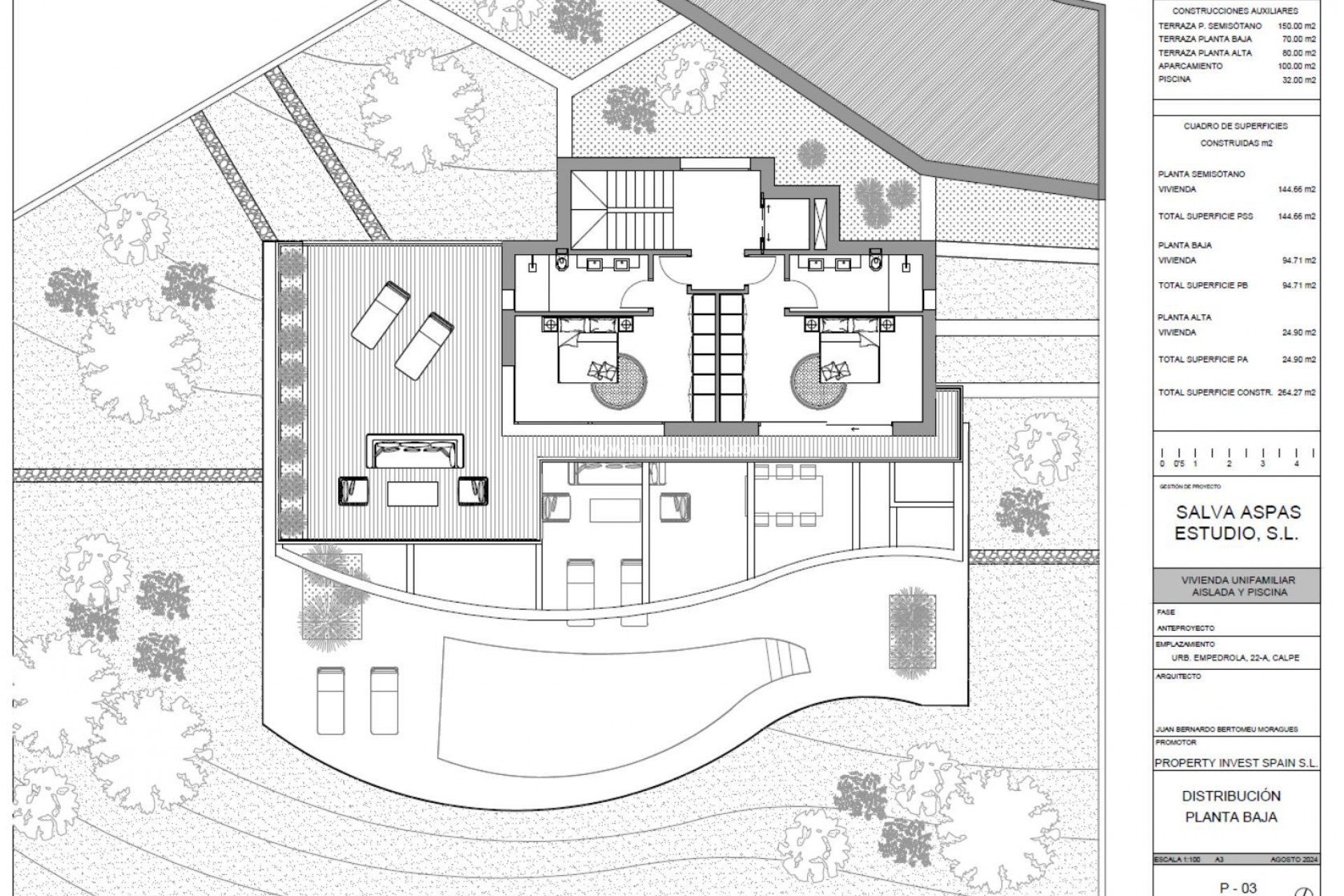 Revente - Villa - Calpe - Empedrola