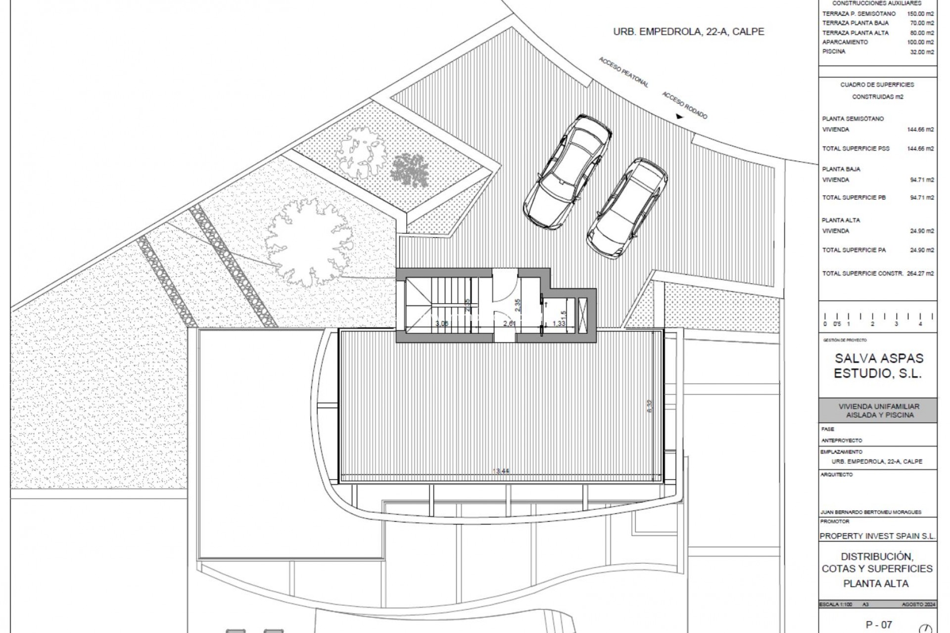 Venta - Villa / Chalet - Calpe - Empedrola