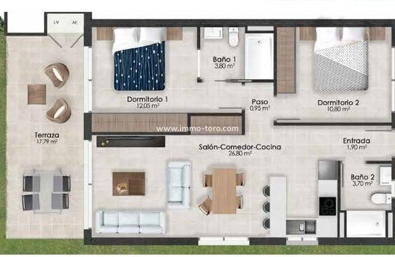 Nueva construcción  - Apartamento - Alhama de Murcia - CONDADO DE ALHAMA GOLF RESORT
