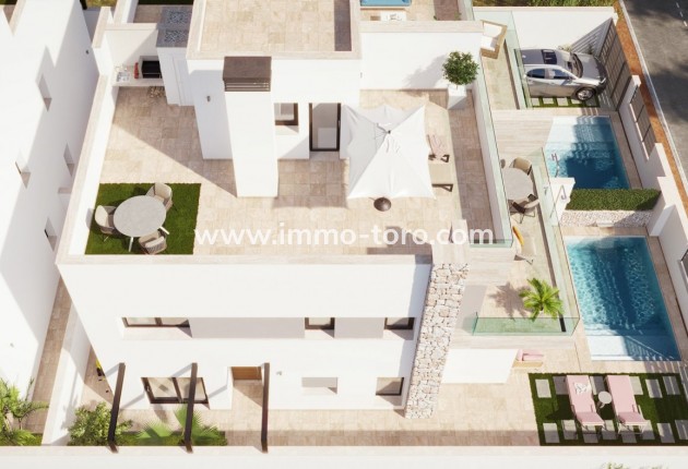 Nieuwbouw - Geschakelde woning - San Pedro del Pinatar